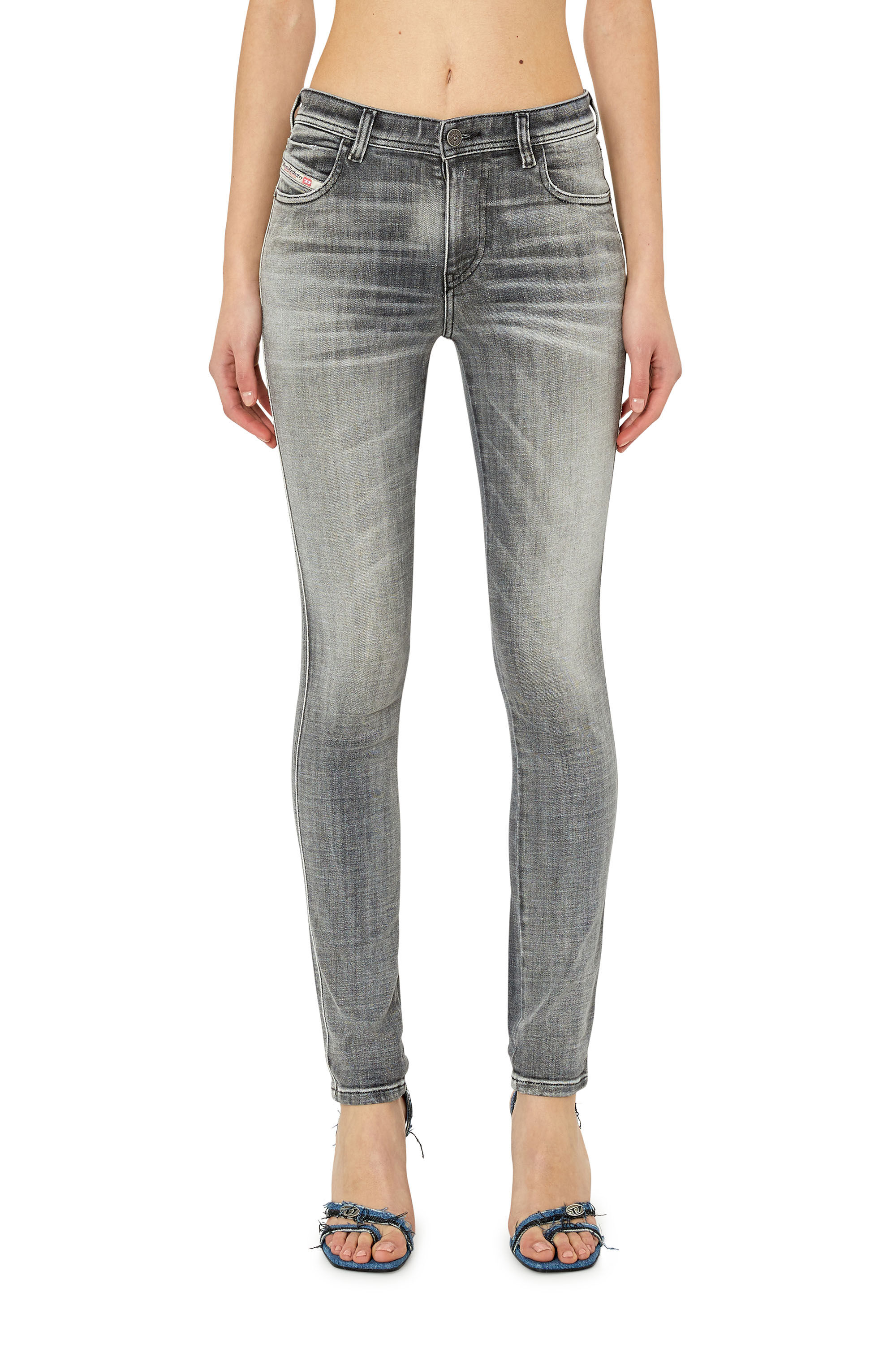 Diesel - Skinny Jeans 2015 Babhila 09E71, Female's SS23  デニム スキニー ライトグレー in グレー - 2
