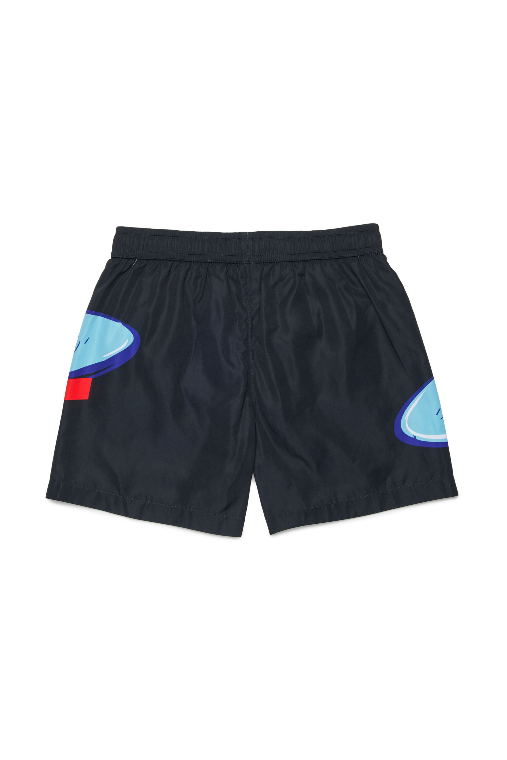 Diesel - MIPWIRL, Male's Swim shorts with bold graphic print in ブラック - 2