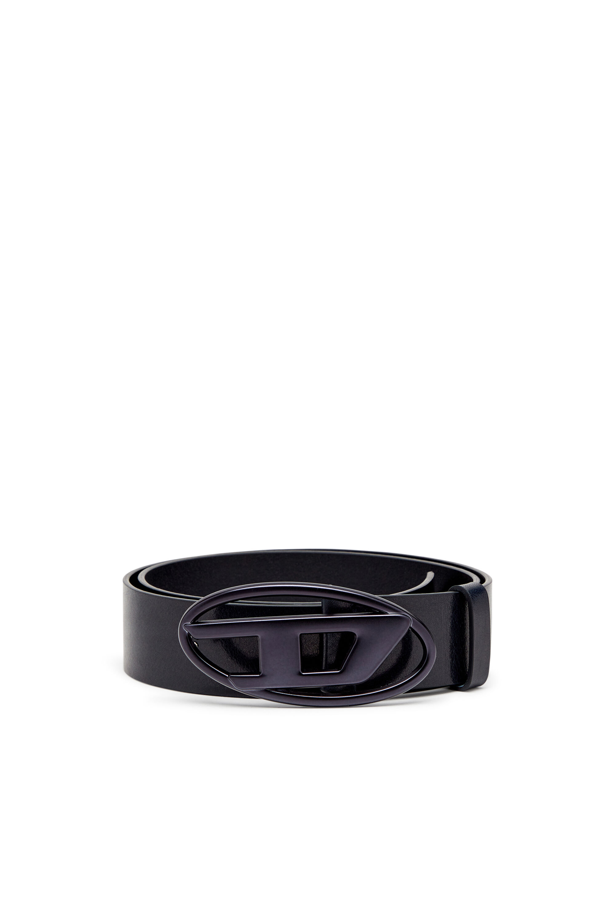 【お得】 B-1DR Leather buckle｜ブルー D Oval metallic with belt 小物