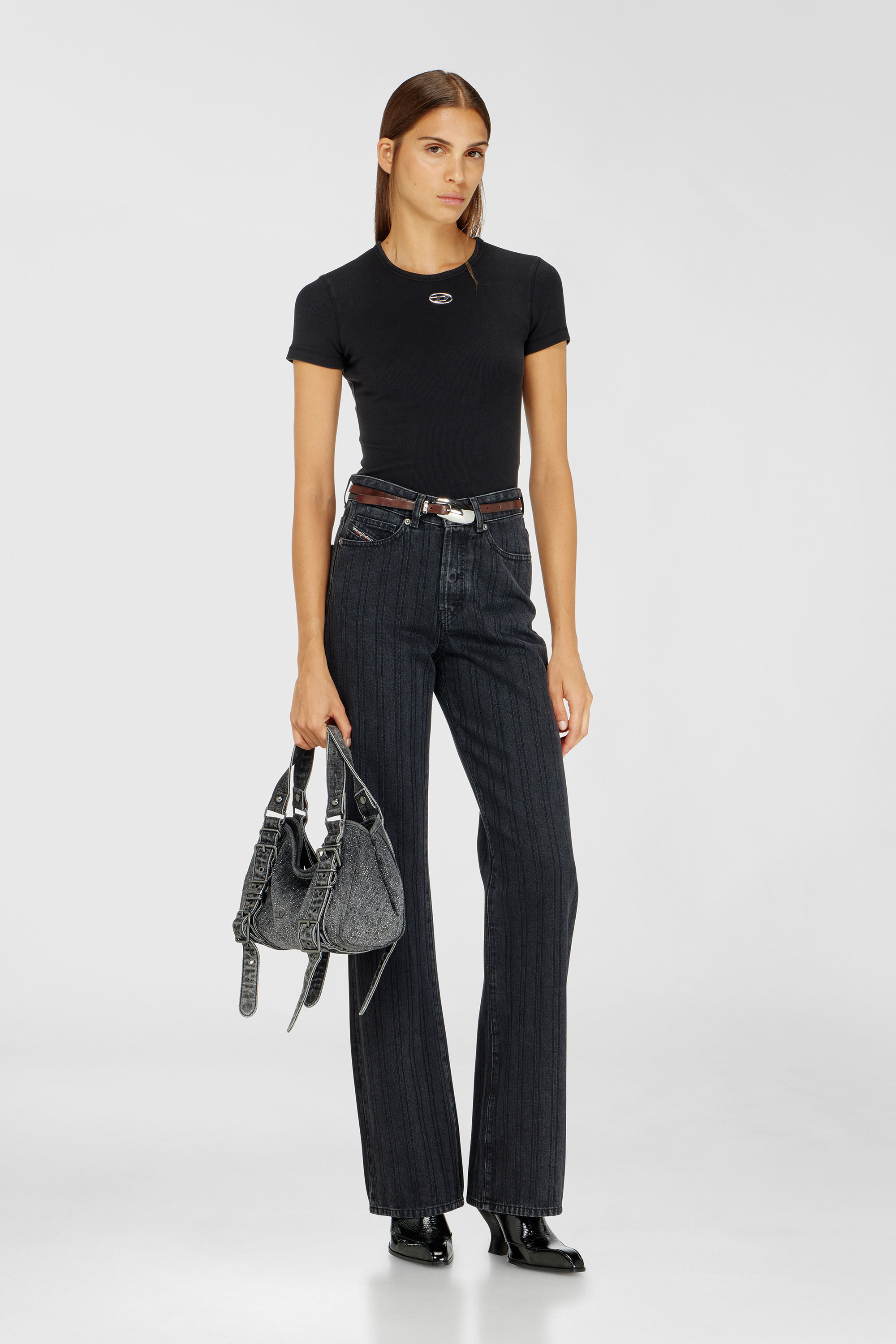 D-ONE TOPHANDLE S D-One-Small top-handle bag in crystal solarised