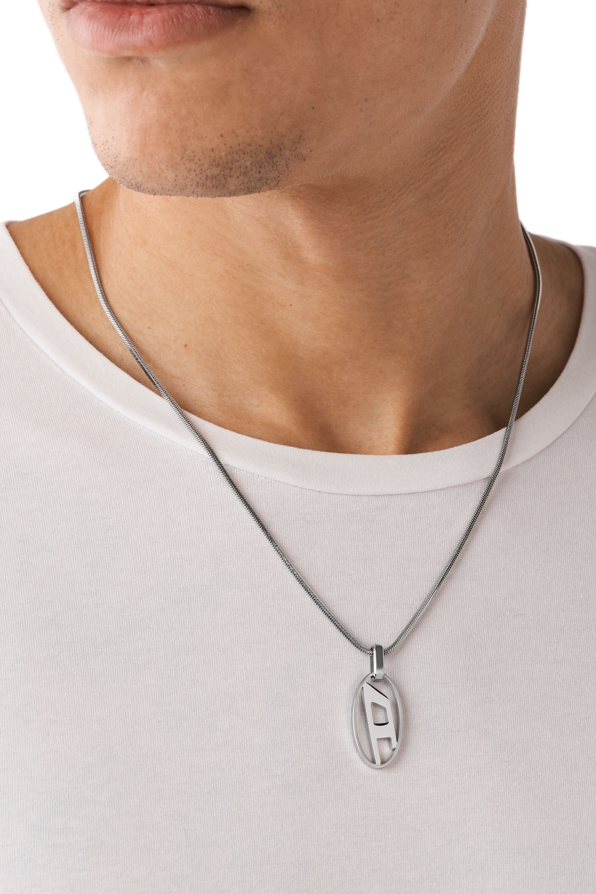 Diesel - DX1342, Unisex's ジュエリー ネックレス in シルバー - 3