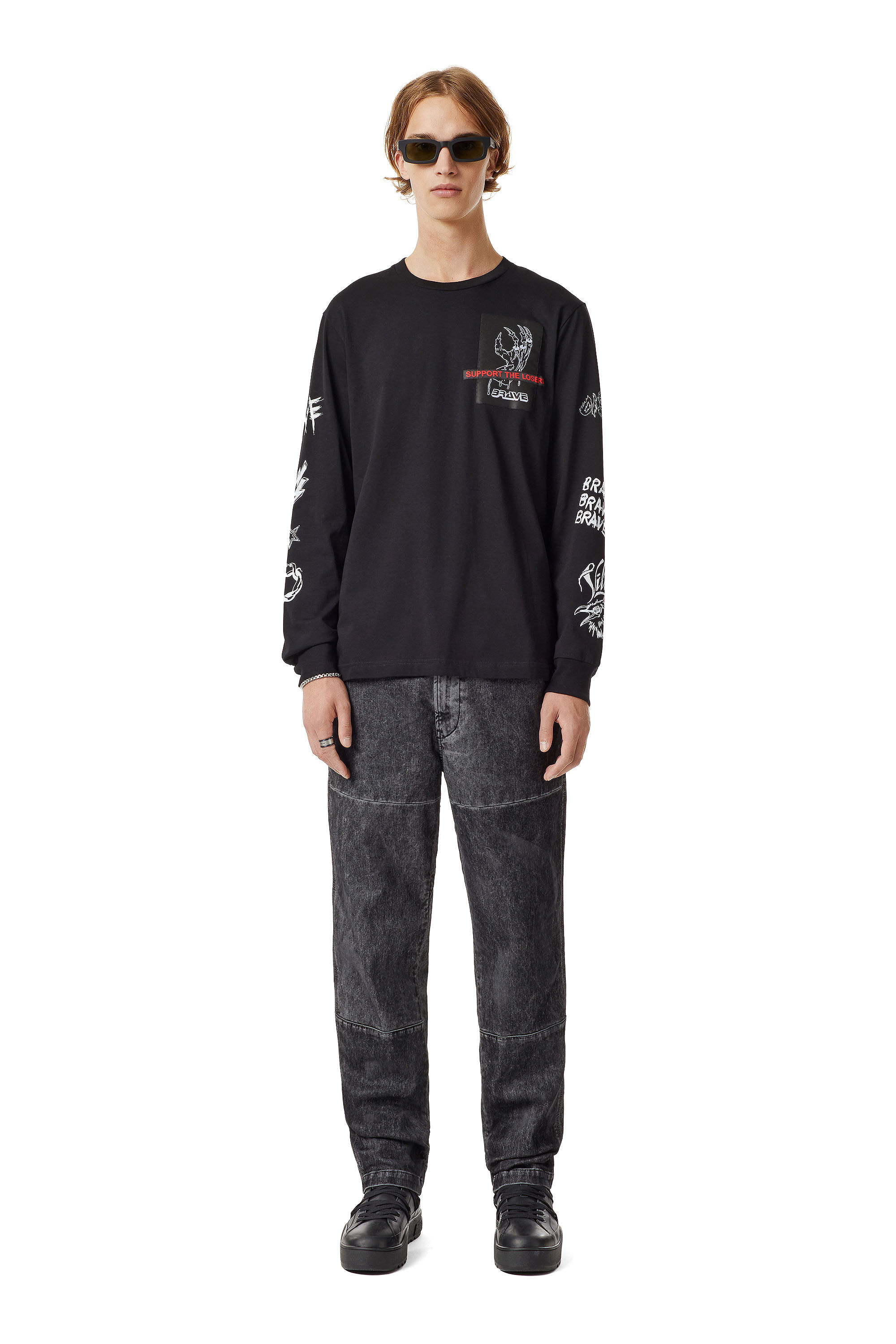 Diesel - T-JUST-LS-A9, ブラック - Image 1