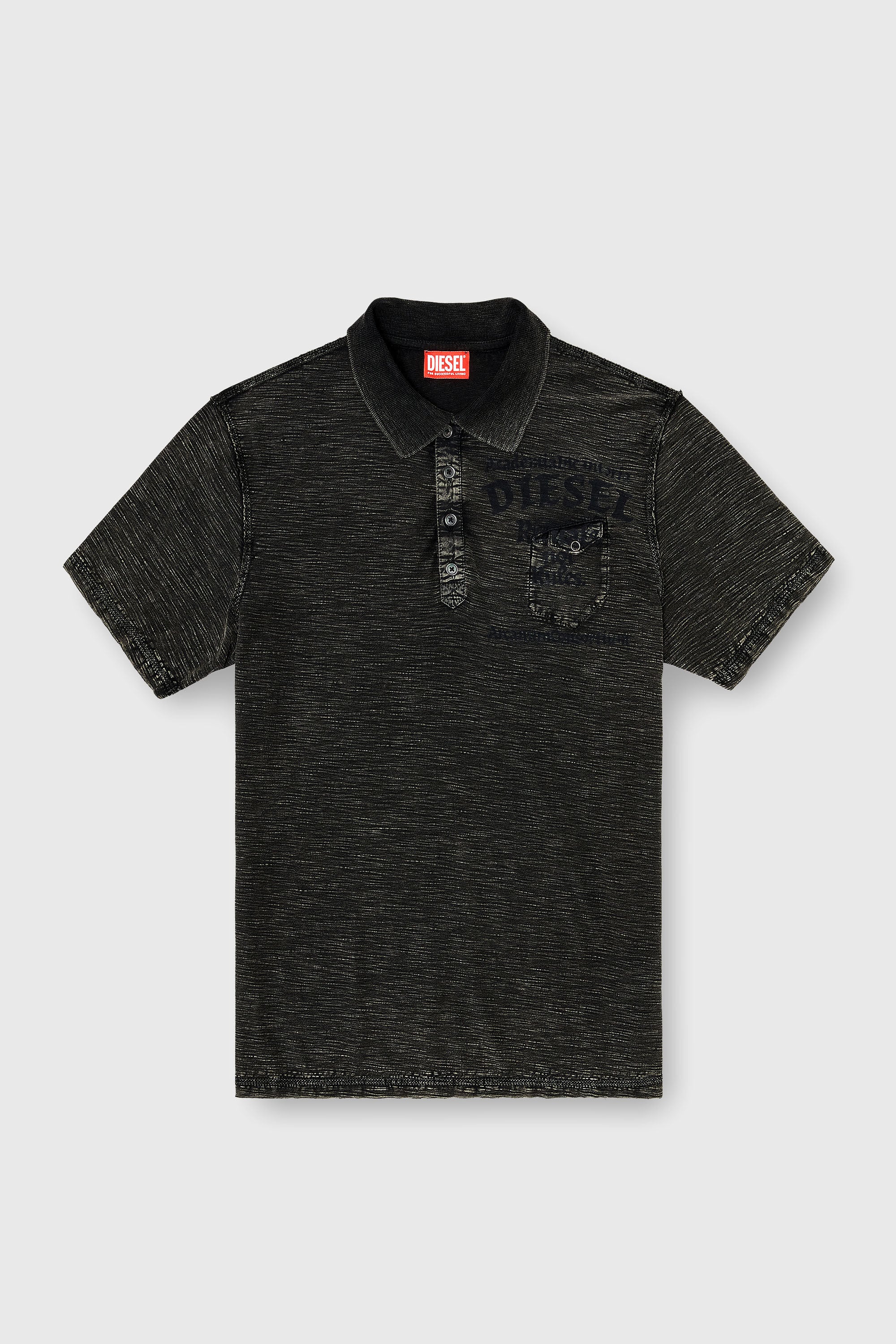 Diesel - T-ARDY-POLO, Male's ポロシャツ in ブラック - 2
