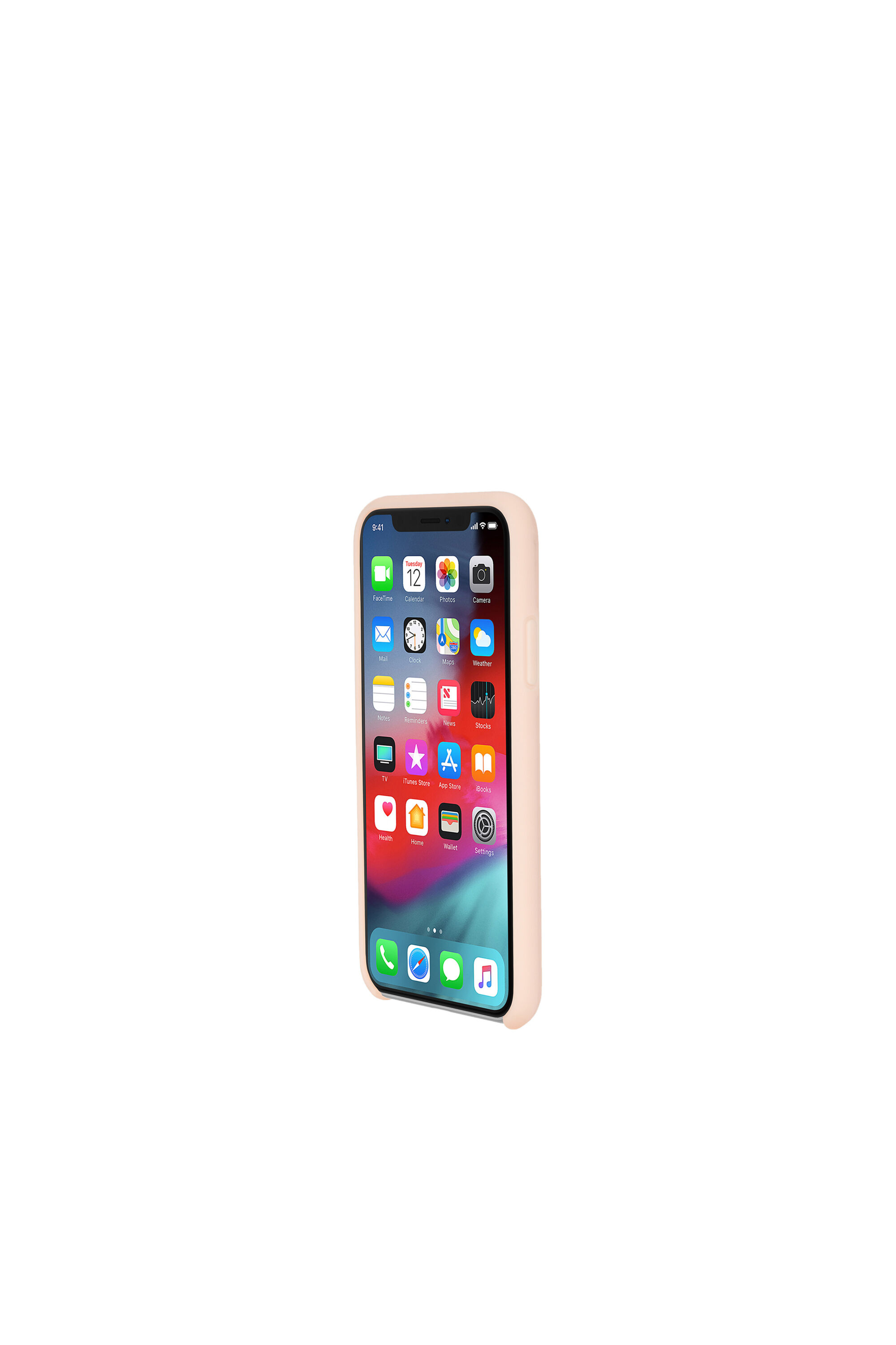 Diesel - DIESEL PRINTED CO-MOLD CASE FOR IPHONE XS & IPHONE X, Female's Soft touch logo blush case, iPhone XS & iPhone X in フェースパウダー - 3