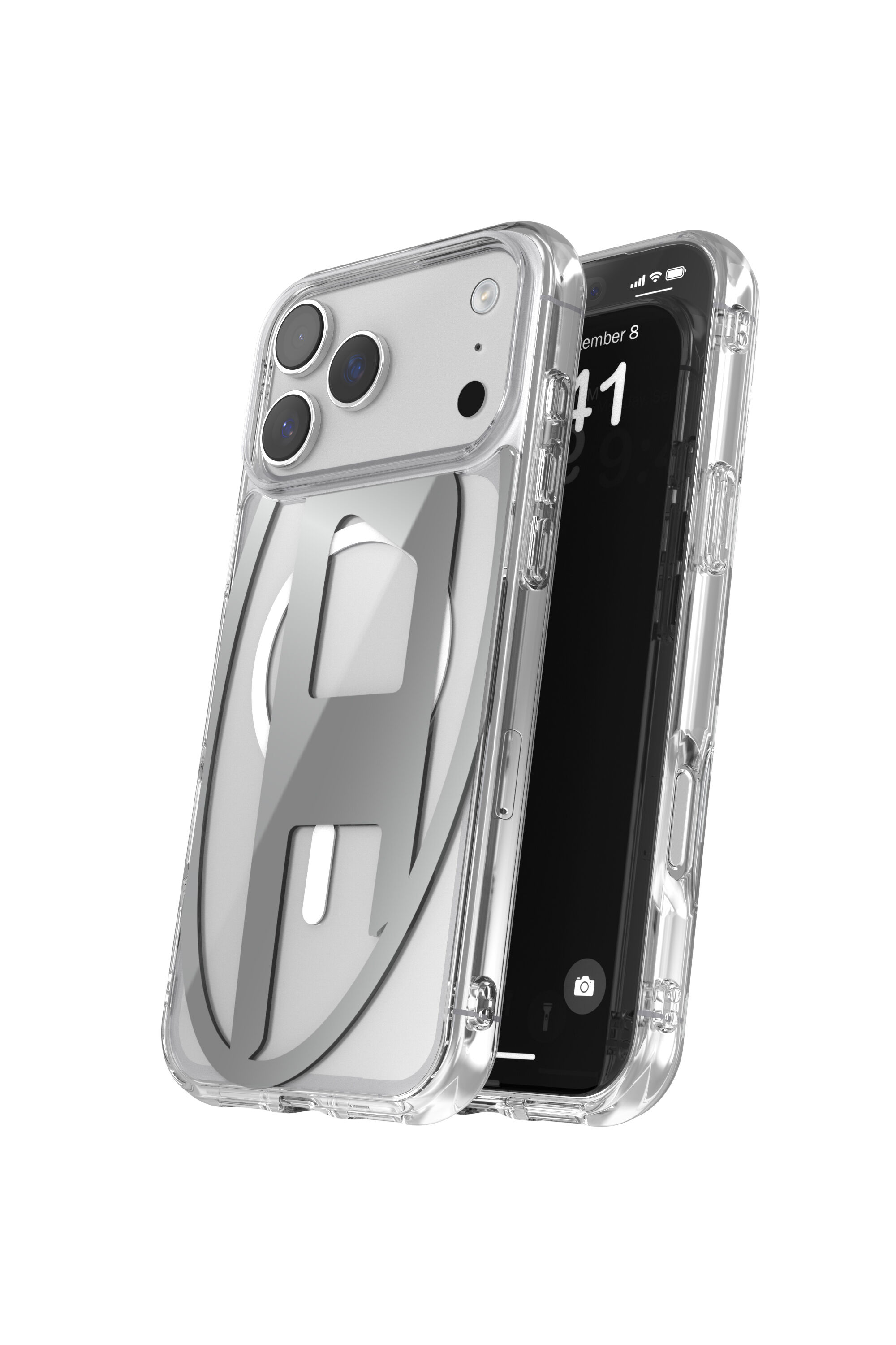 60414 AOP CASE IPHONE 17 PRO MAX｜グレー｜ウィメンズ｜DIESEL