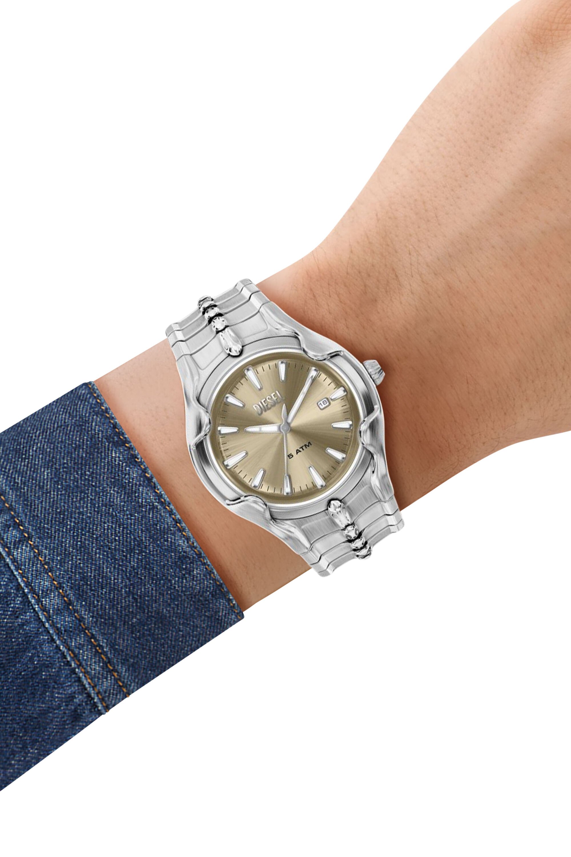 Diesel - DZ2234 WATCH, Male's Vert Stainless Steel Watch in シルバー - 8