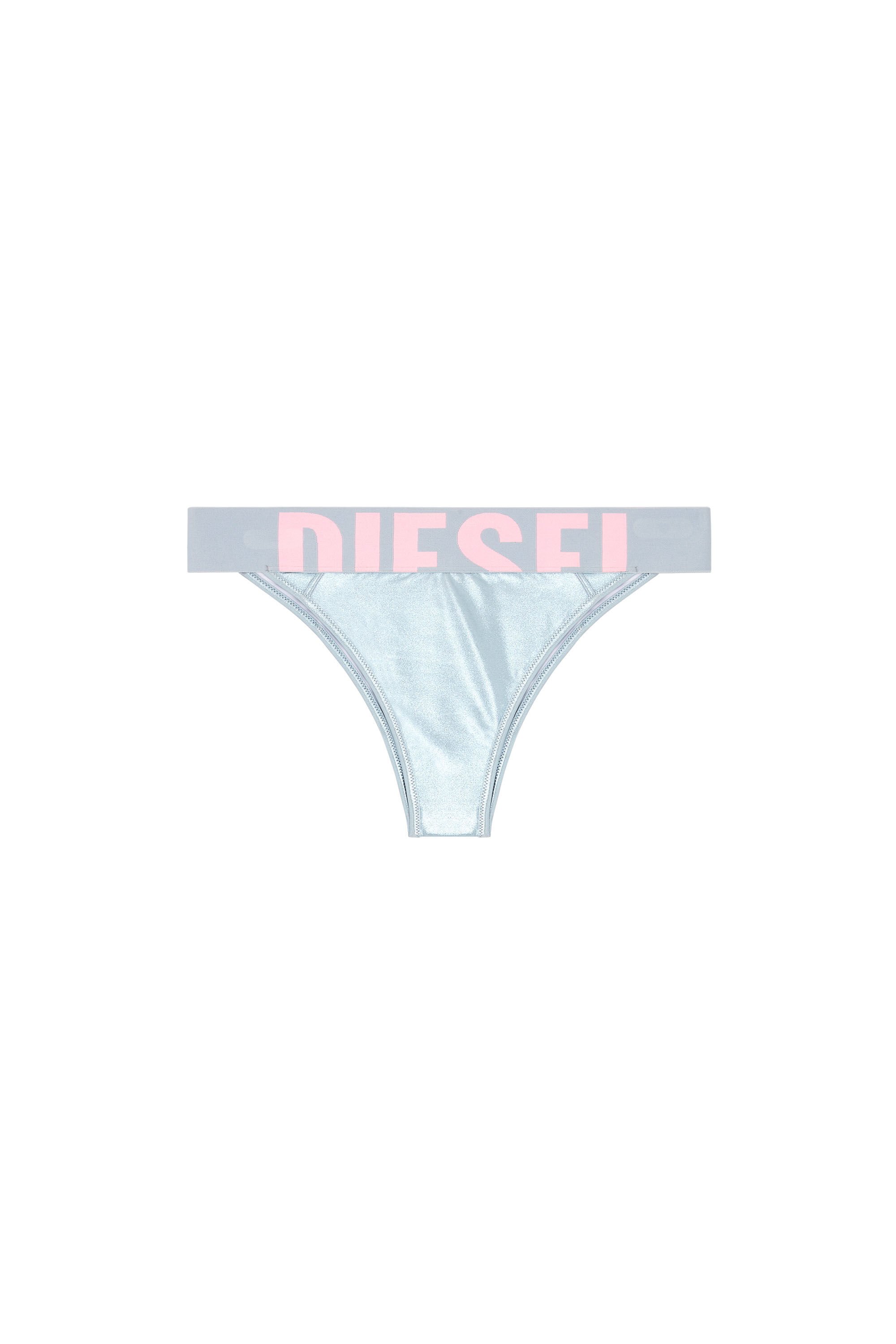 Diesel - LOLITA-D-POP, Female's Metallic bikini bottoms in グレー/ピンク - 4