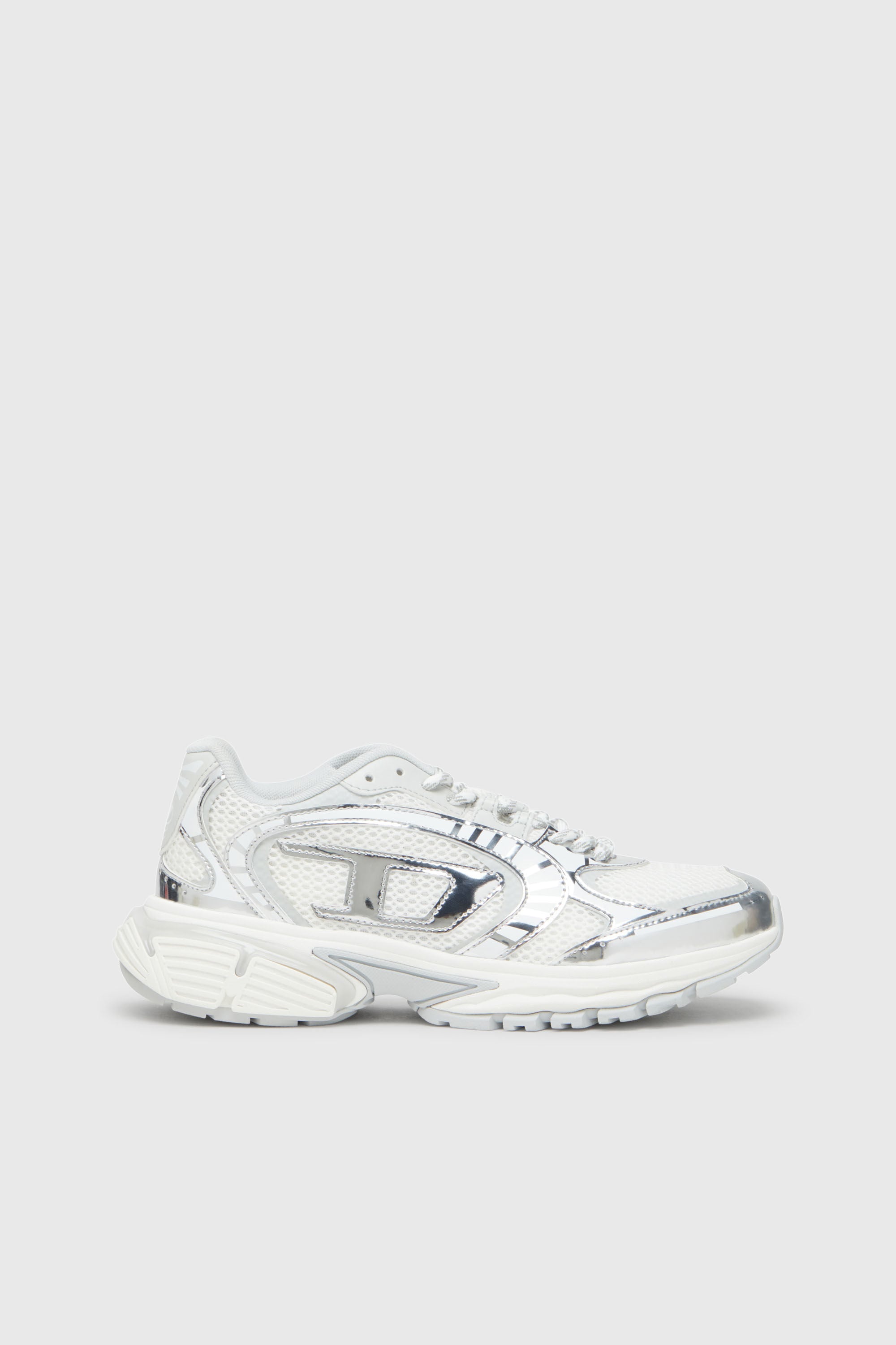 Diesel - S-PRO-V-DENSE LOW W, Female's ローカットスニーカー in ホワイト/シルバー - 2