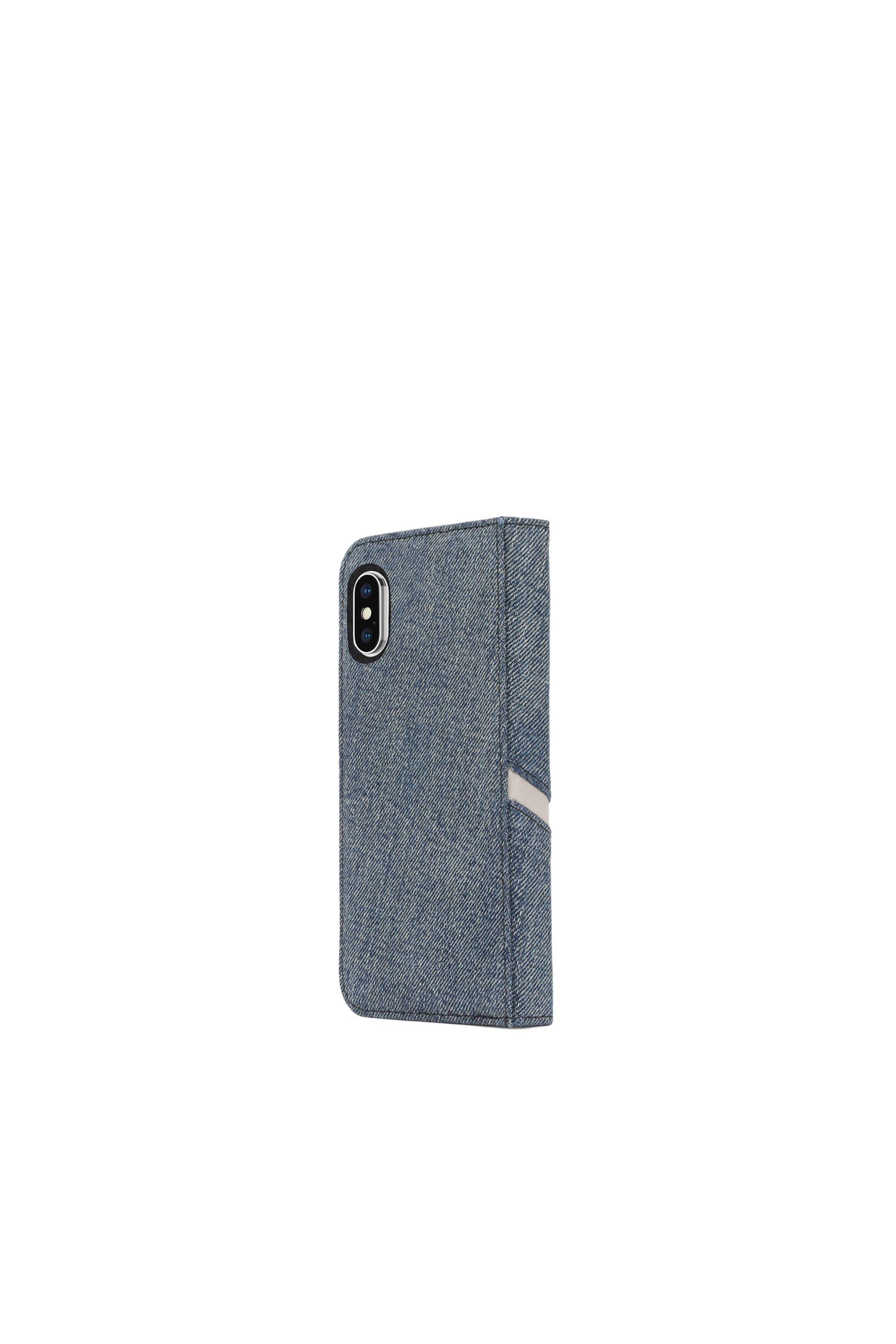 Diesel - DENIM IPHONE X FOLIO, ブルージーンズ - Image 3