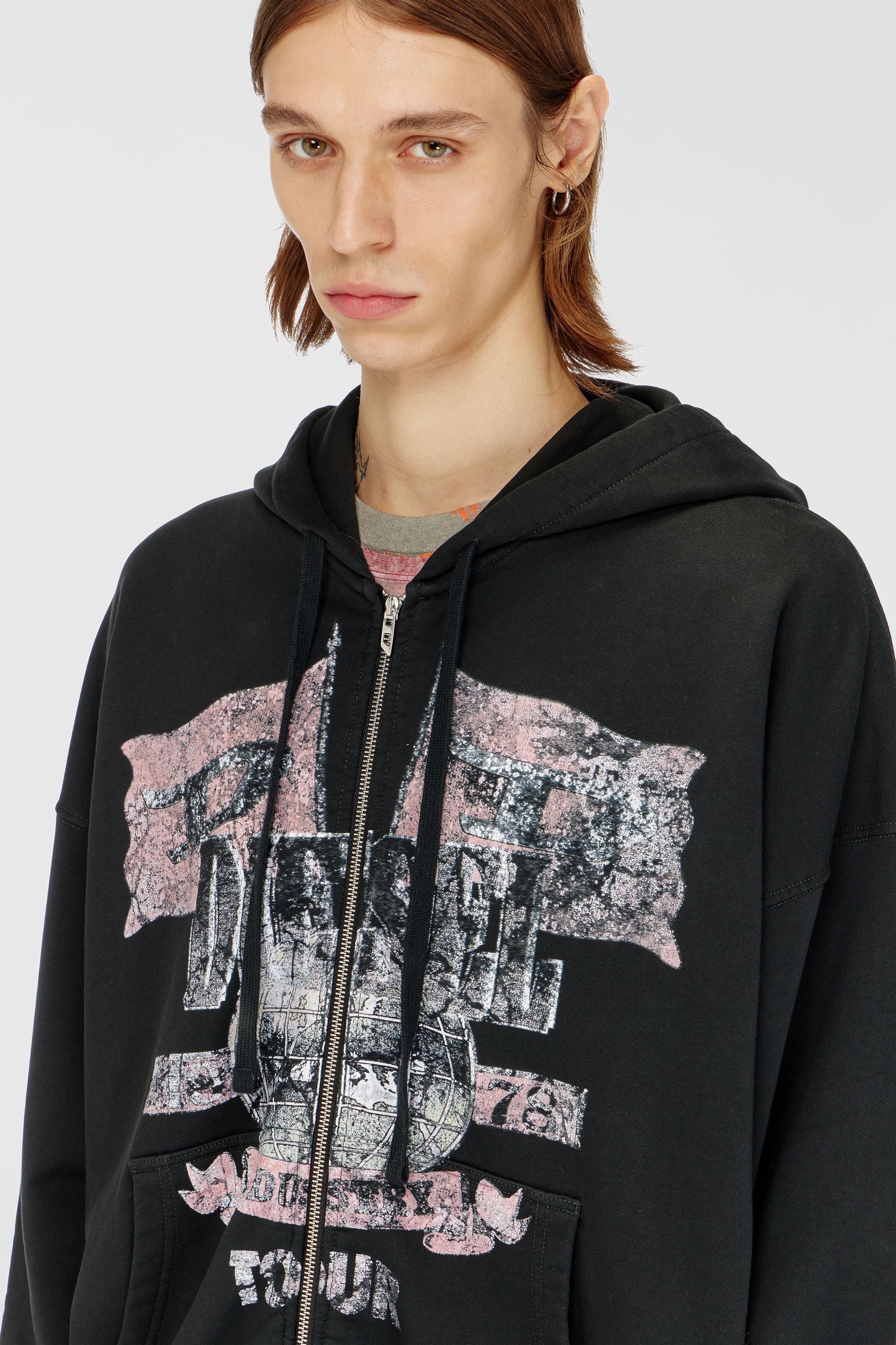S-WILL-ZIP Zip-up hoodie with concert graphics｜ToBeDefined