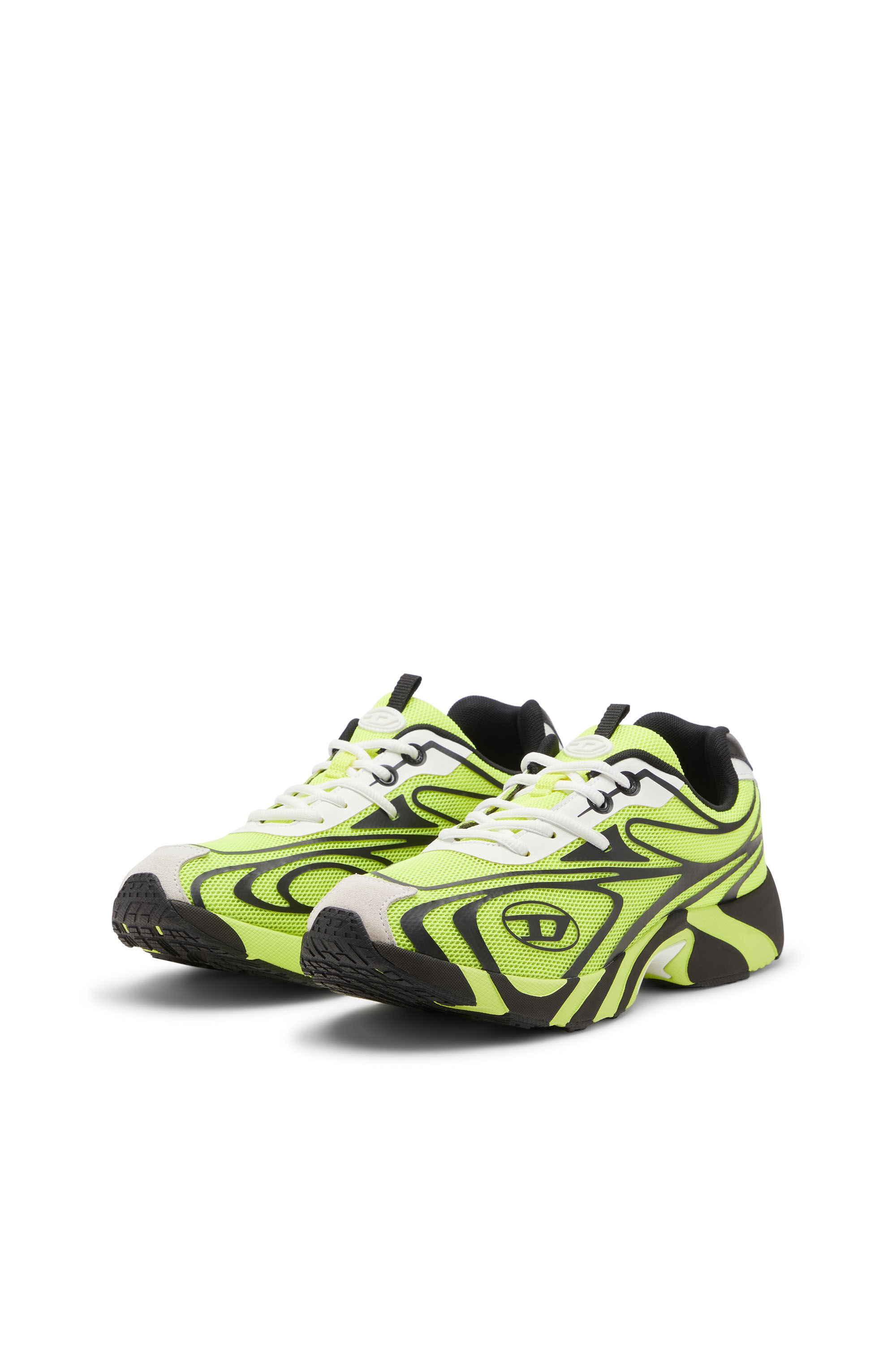 Diesel - S-D-VIT'S 500 LOW, Male's スニーカー in イエロー/ホワイト - 8