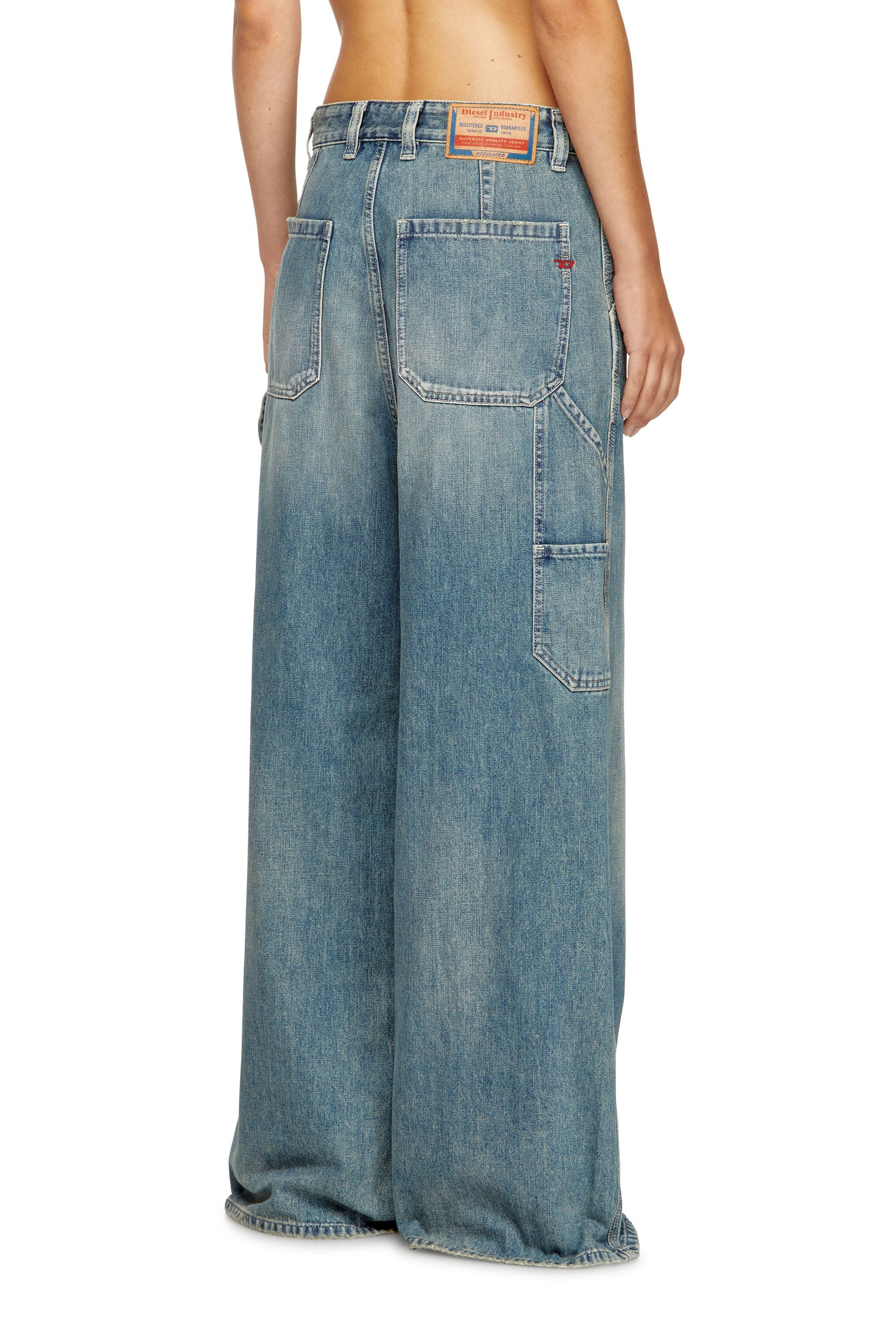 Diesel - Female's Relaxed Jeans 1996 D-Sire 068SK, ライトブルー - 4