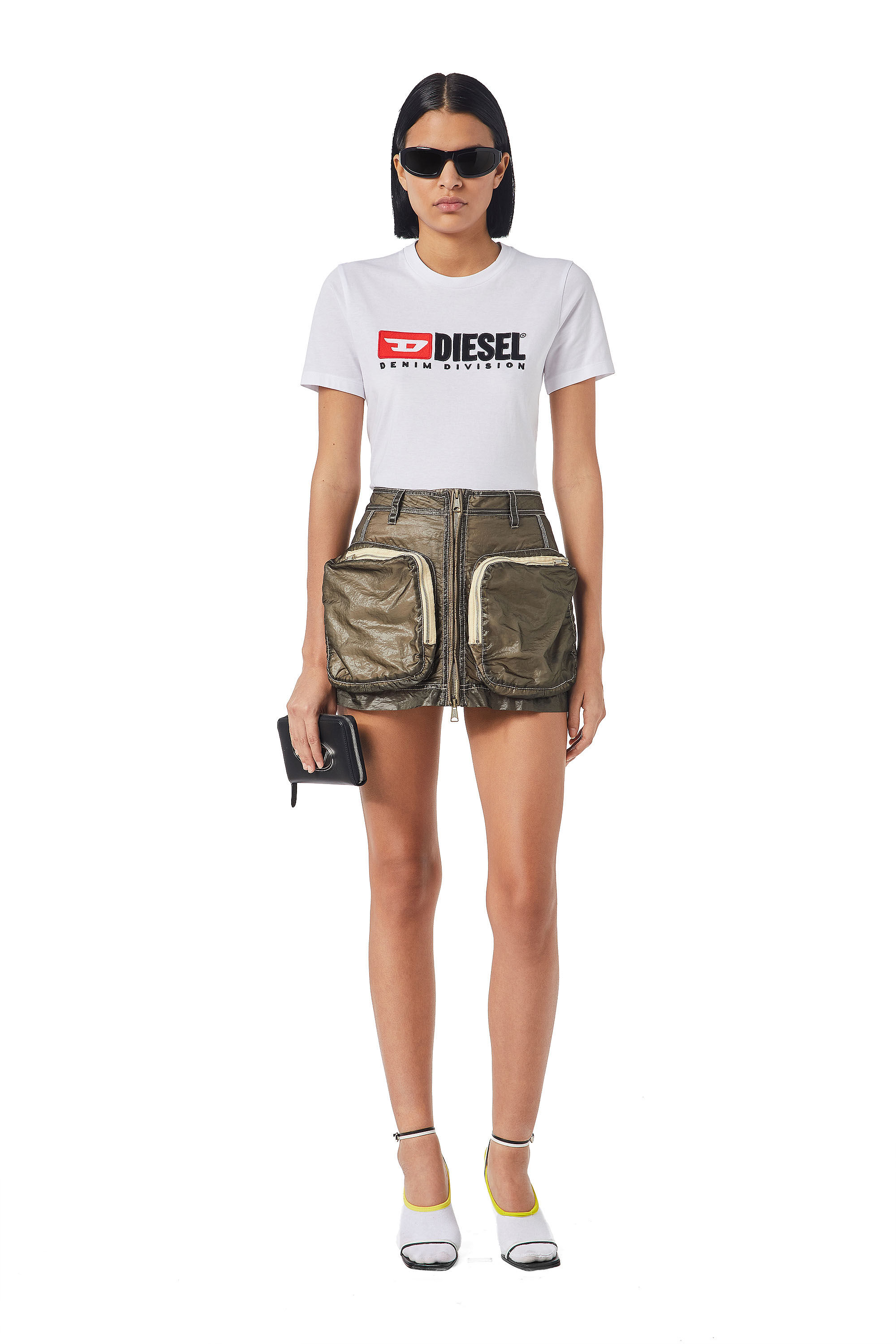 Diesel - T-REG-DIV, Female's 半袖 Tシャツ in ホワイト - 1