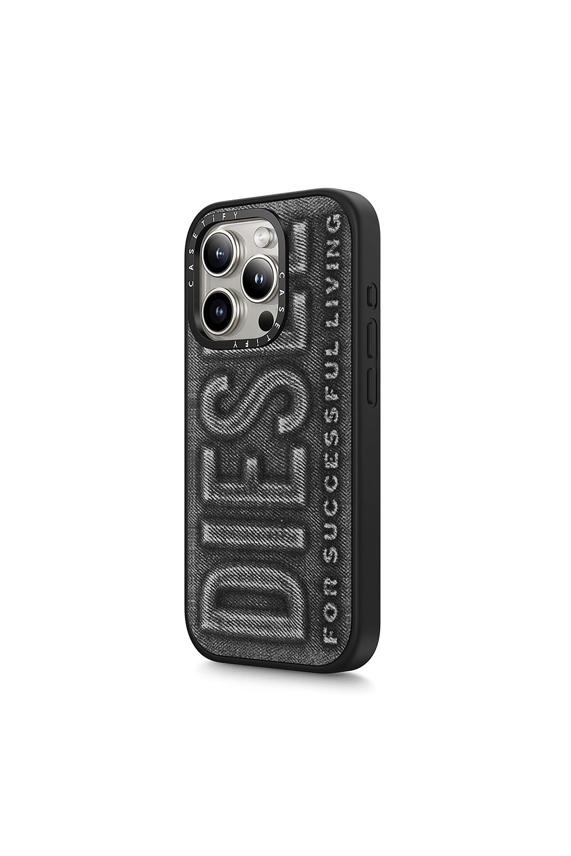 Diesel - 60564 MOULDED CASE, Unisex's iPhone 15 Pro in ブラック - 2