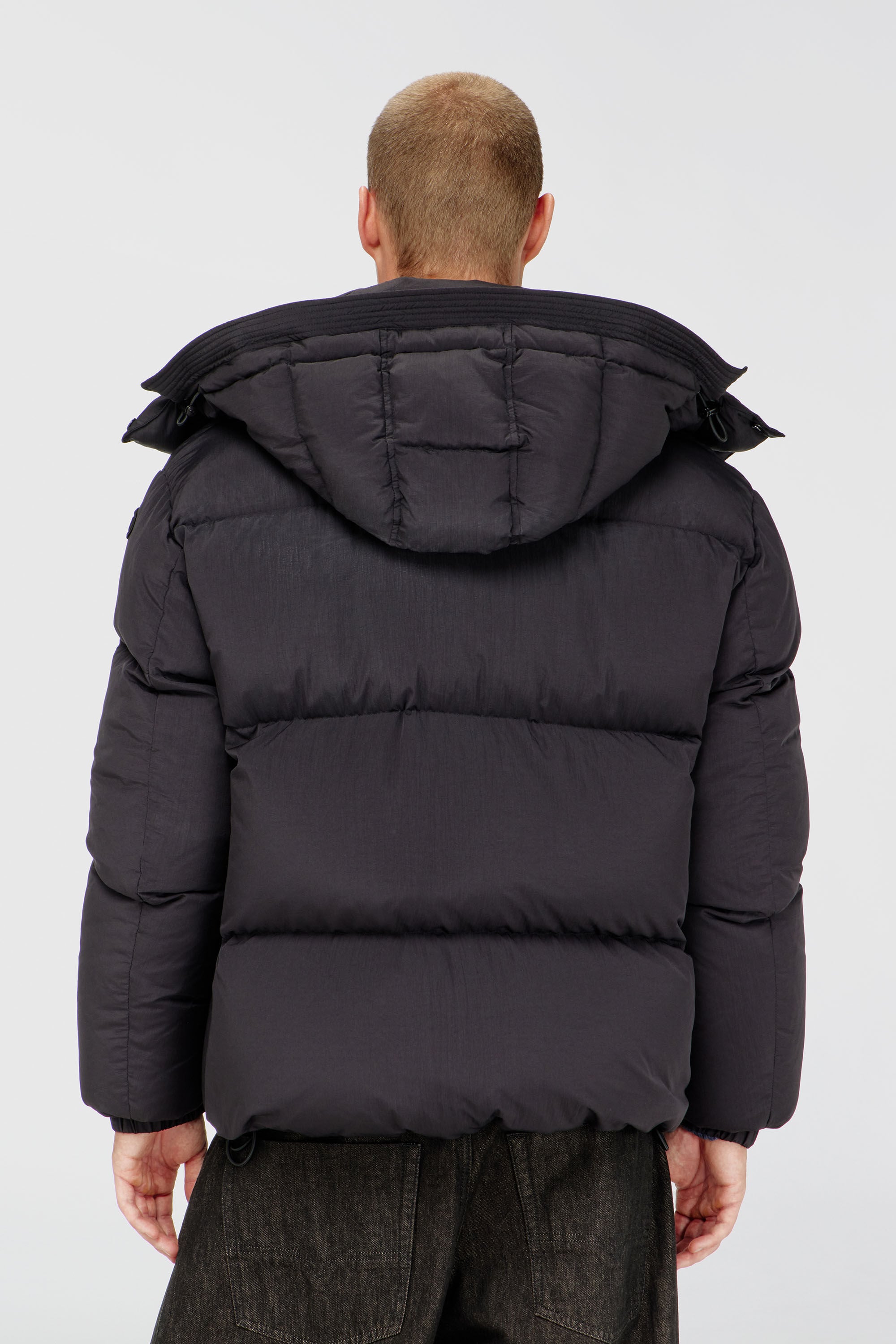Diesel - W-ROLFYS-WRD, Male's ダウンジャケット in ダークグレー - 5