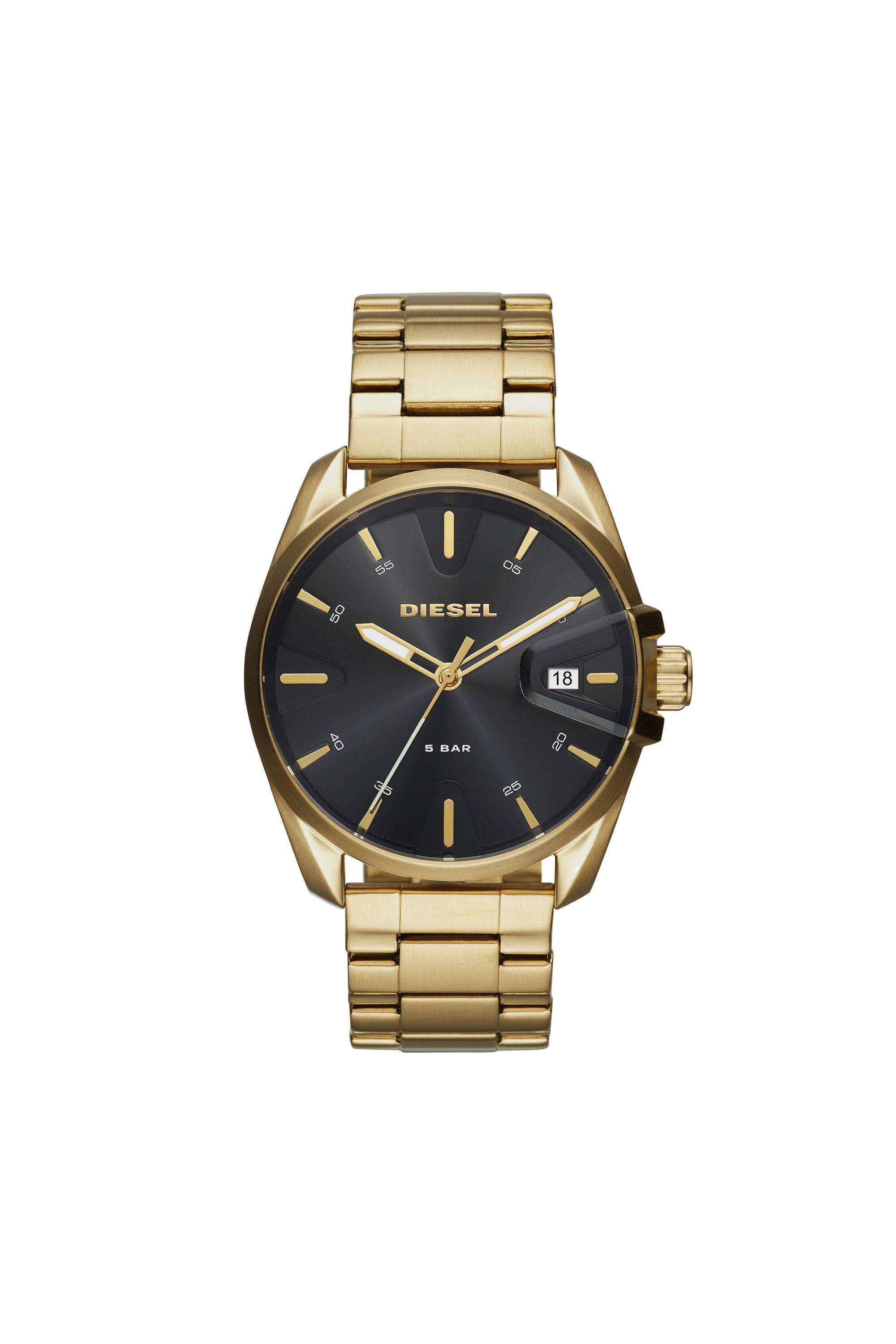 Diesel - DZ1865, Male's MS9 Chrono gold-tone steel watch, 44 mm in ゴールド - 1