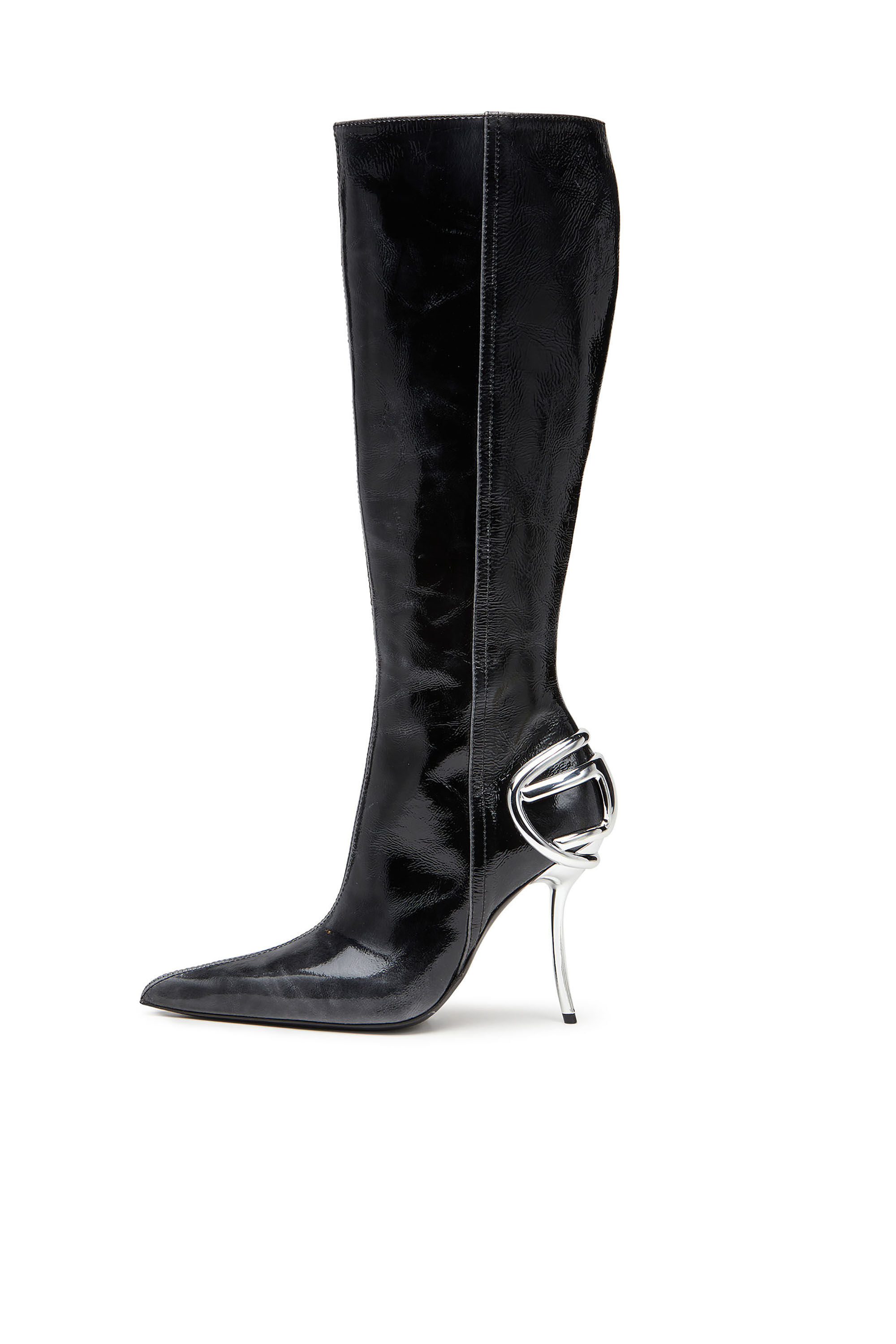 Diesel - D-TEN&HALF HB, Female's ロングブーツ in ブラック - 6
