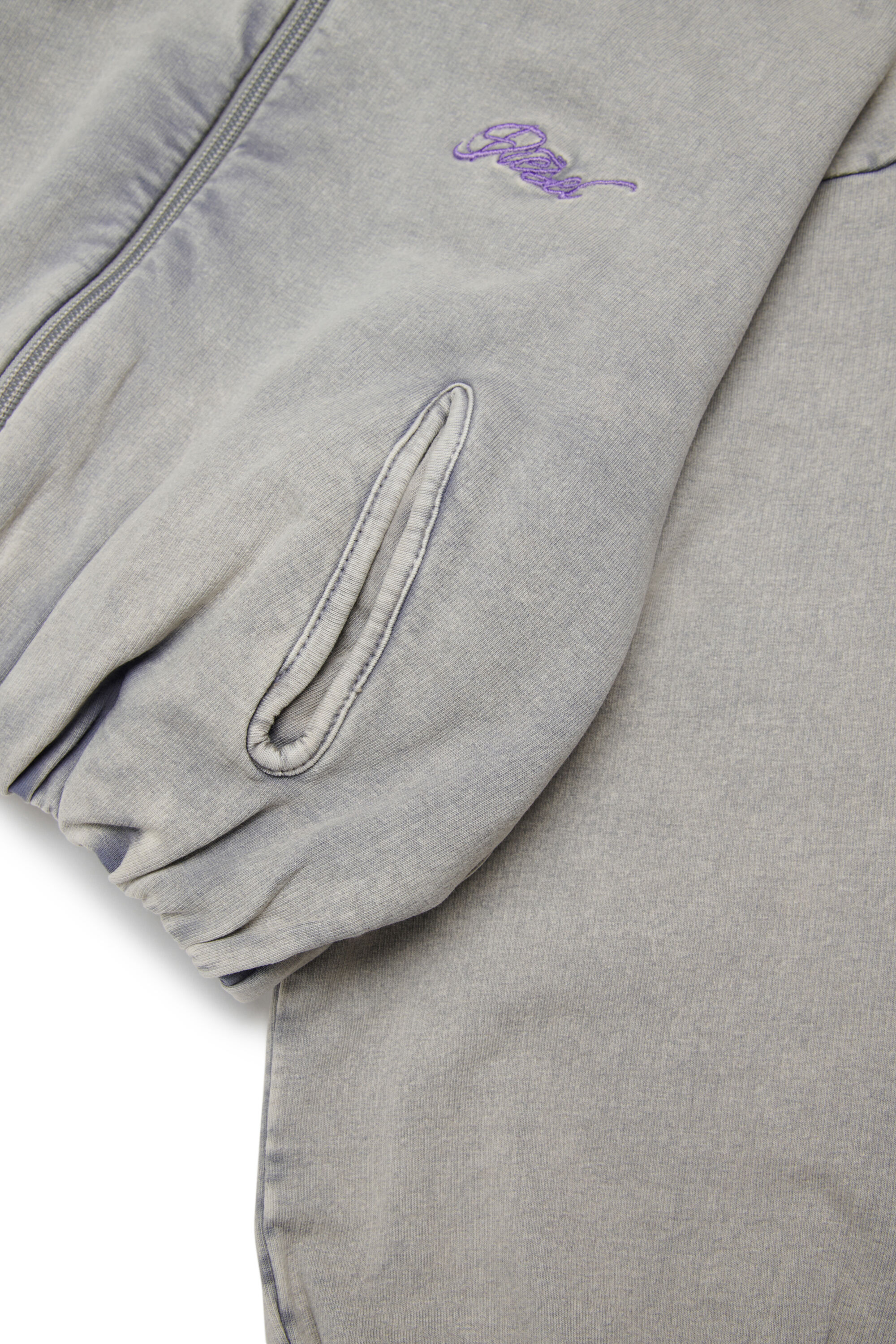 Diesel - SFENERDI, Female's ジップアップパーカー in グレー - 4