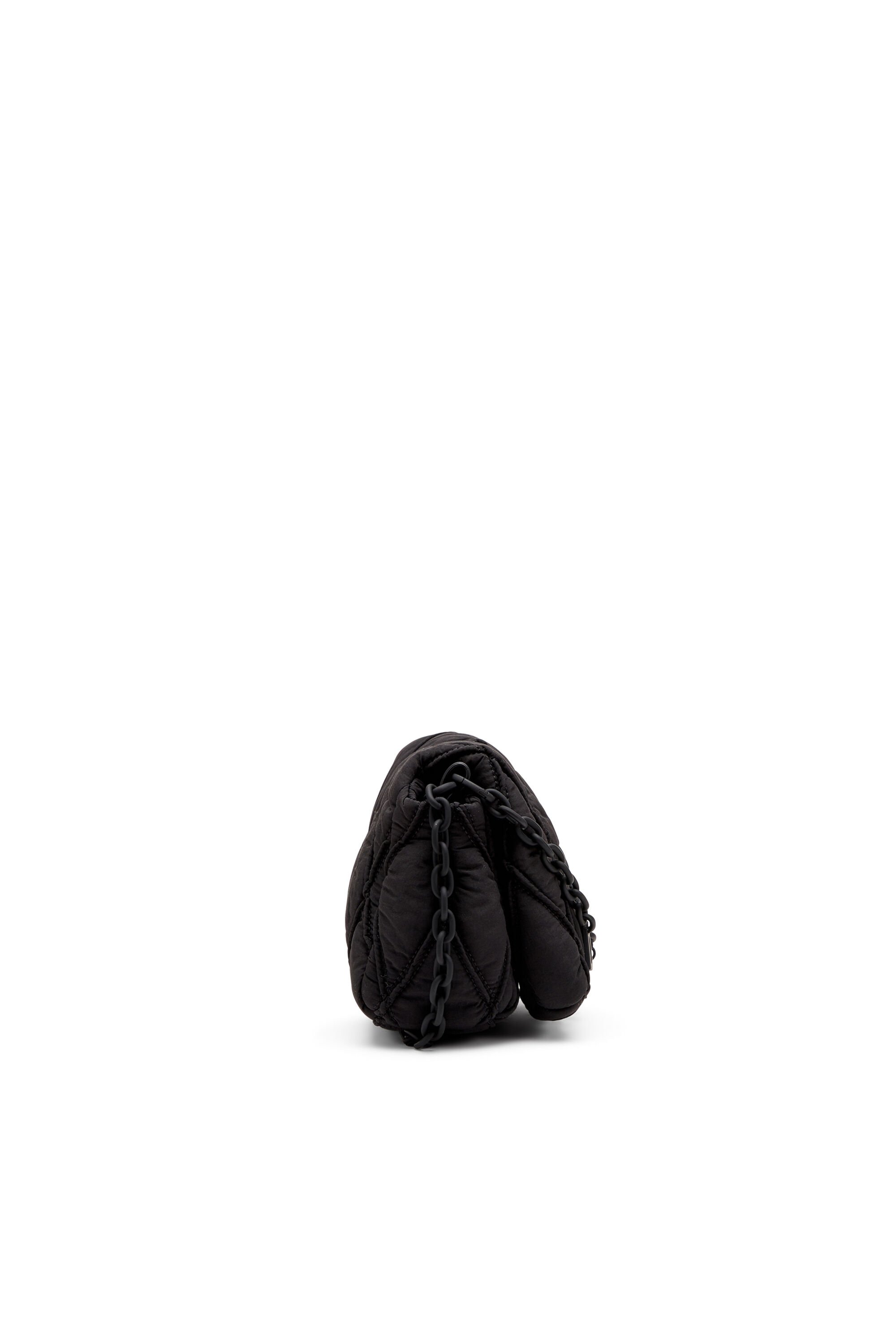 Diesel - CHARM-D SHOULDER S, Female's Charm-D S-Small shoulder bag in quilted nylon in ブラック - 4