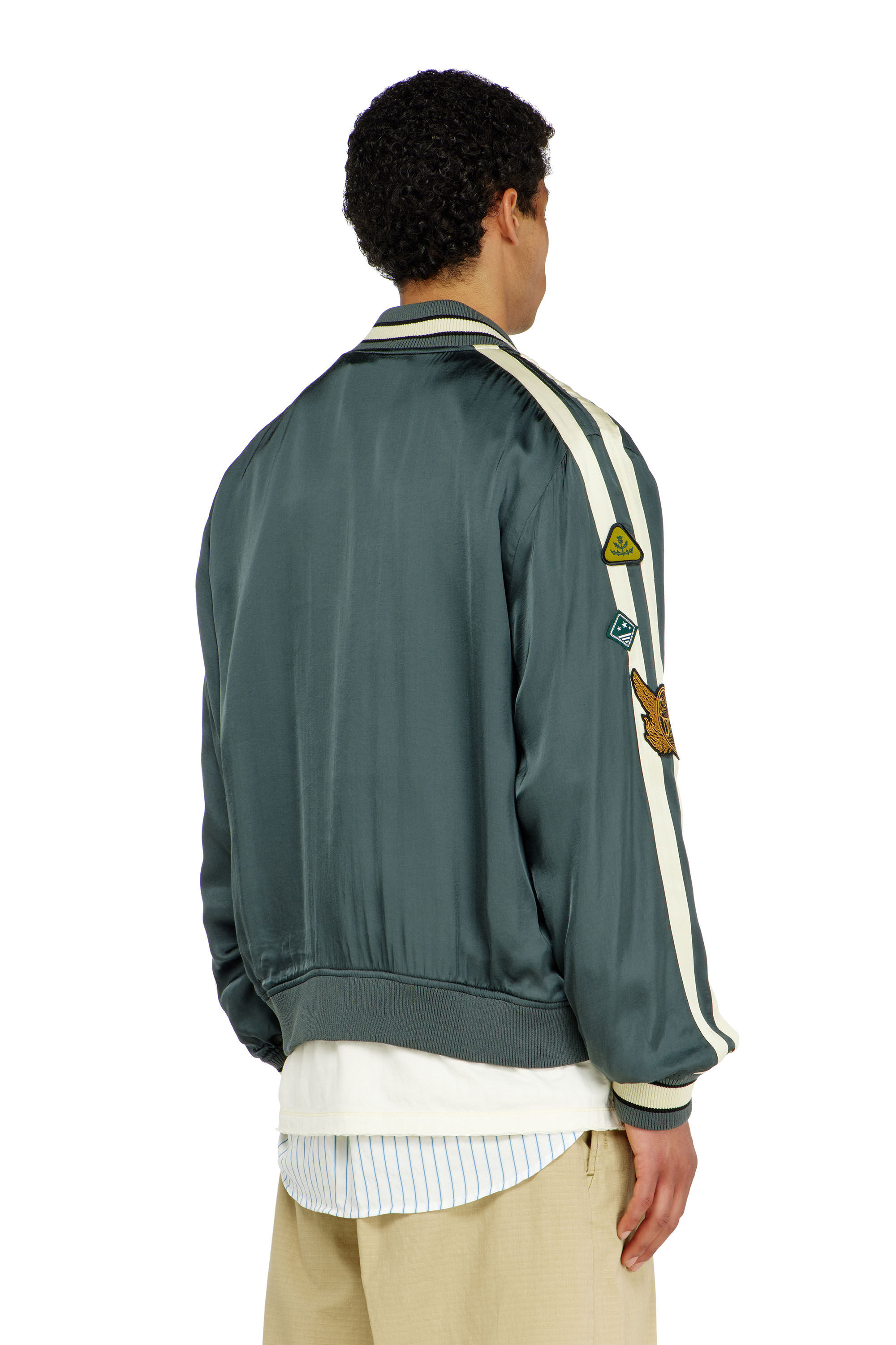Diesel - J-ANNU, Male's ジャケット in ダークグリーン - 5