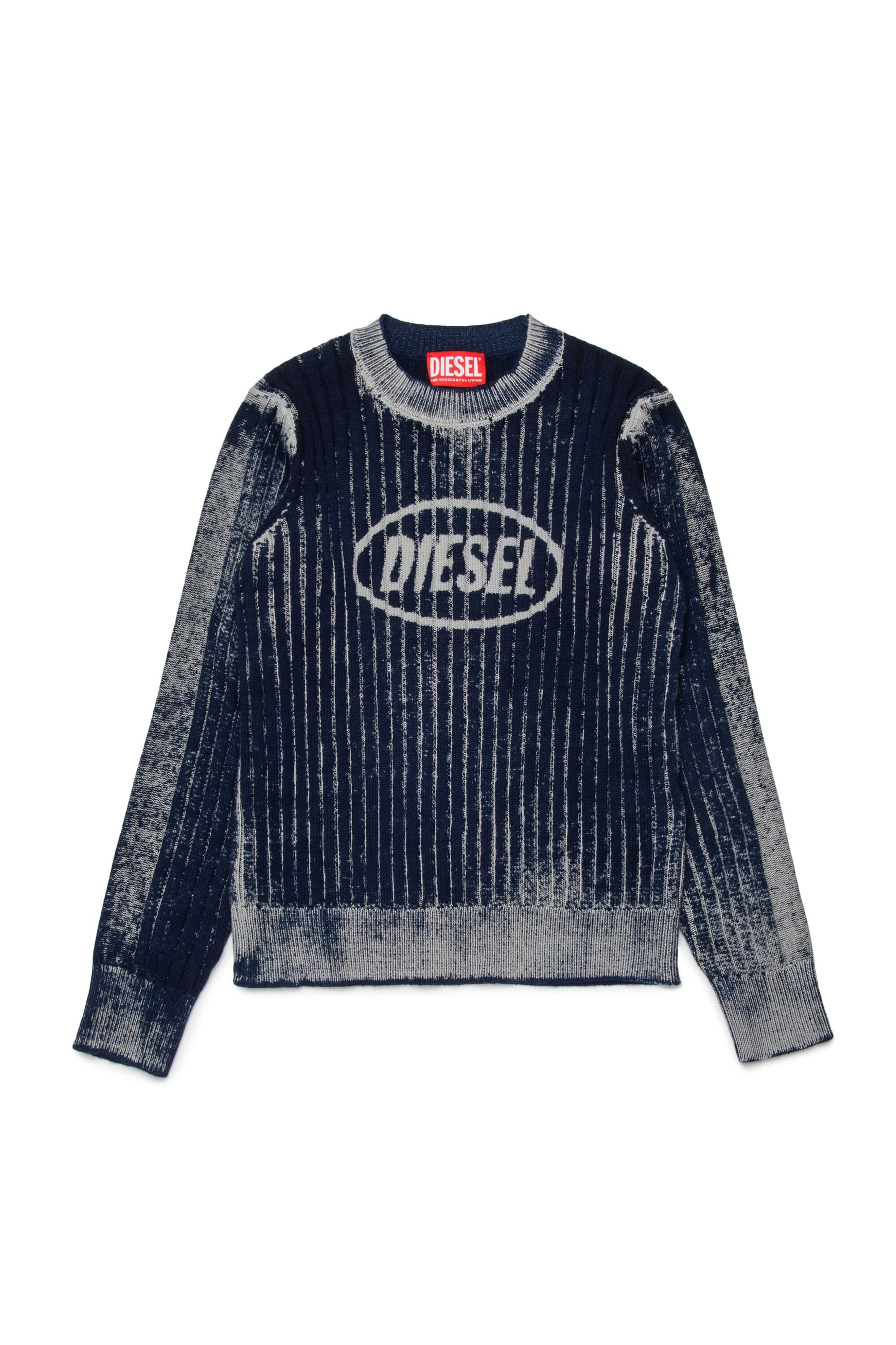 Diesel - KANDELERODC, Male's プルオーバーニット in ブルー - 1