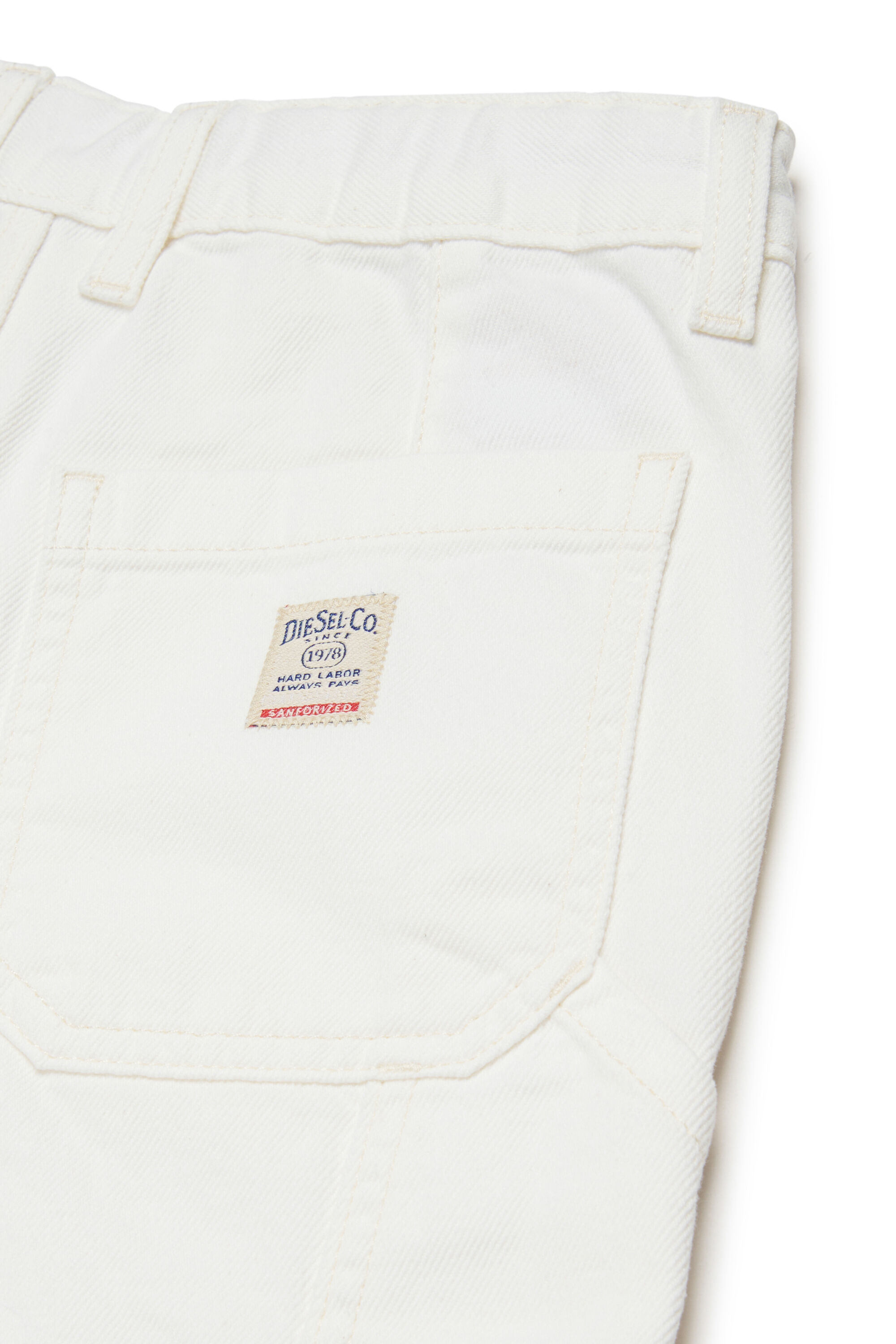 D-BART-SHORT-J デニムショートパンツ｜ホワイト｜ボーイズ｜DIESEL