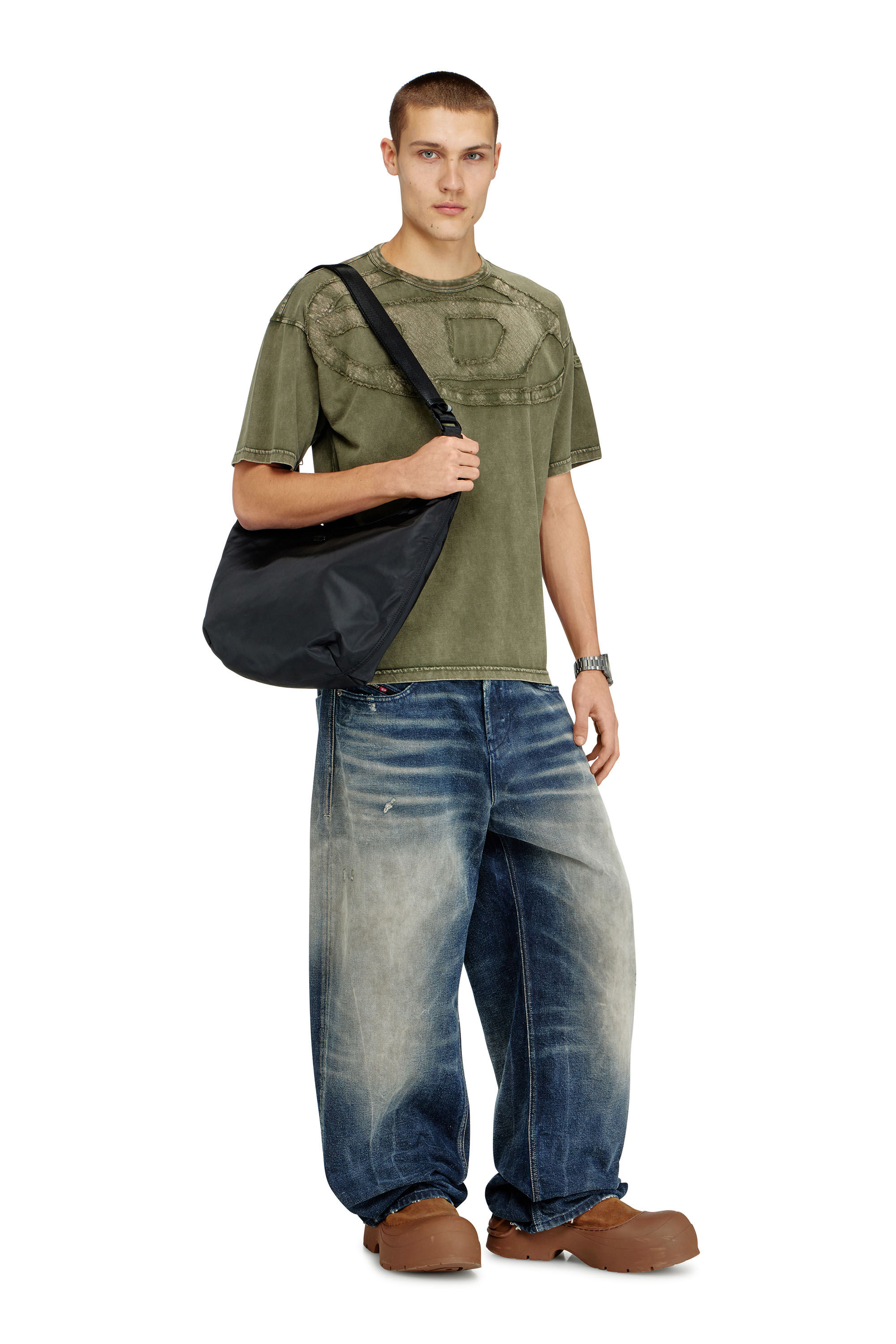 Diesel - D-PACK HOBO X, Unisex's ホーボーバッグ in ブラック - 1