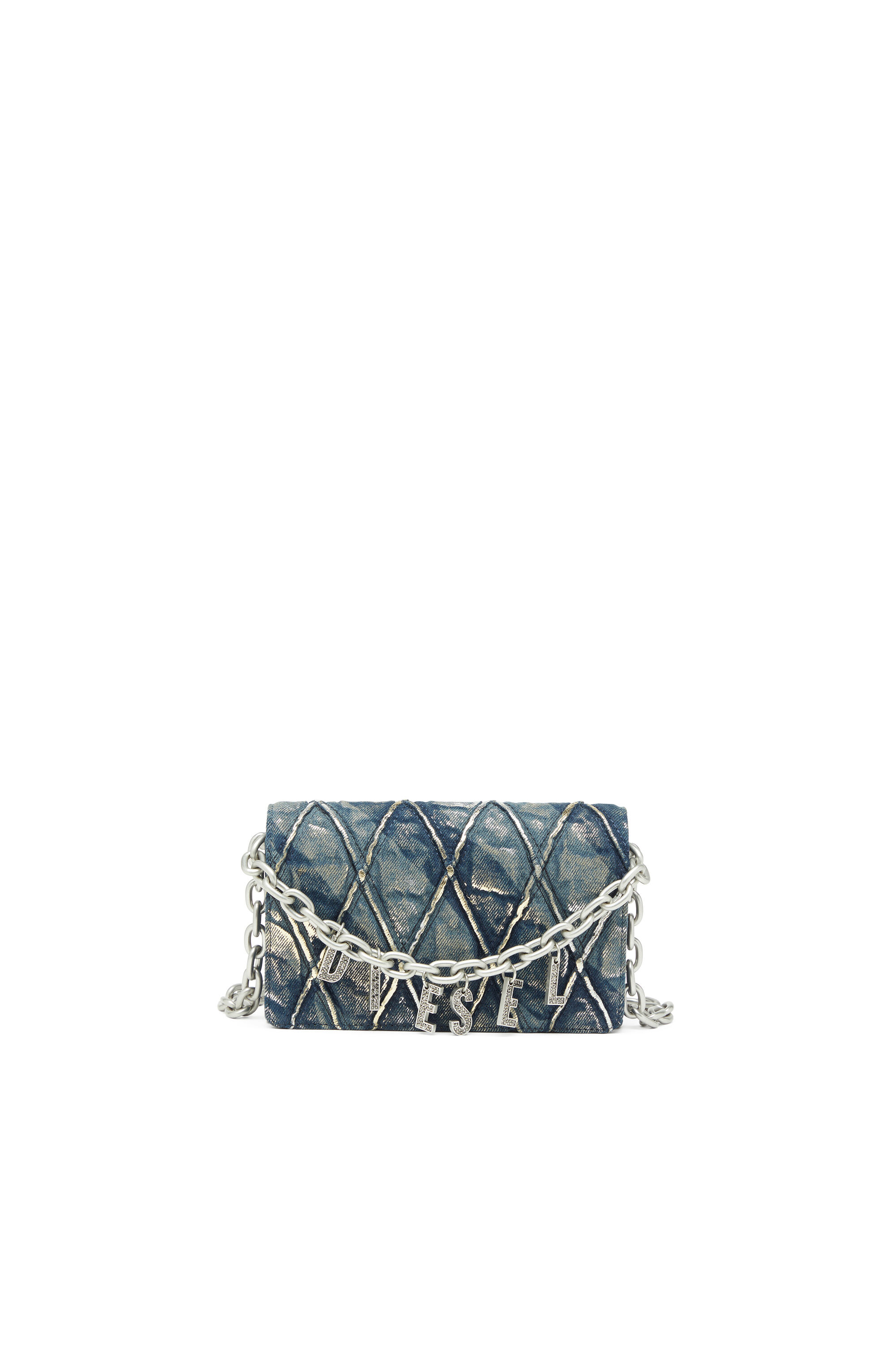 Diesel - WALLET ON CHAIN, Female's ウォレットバッグ in ブルー - 1