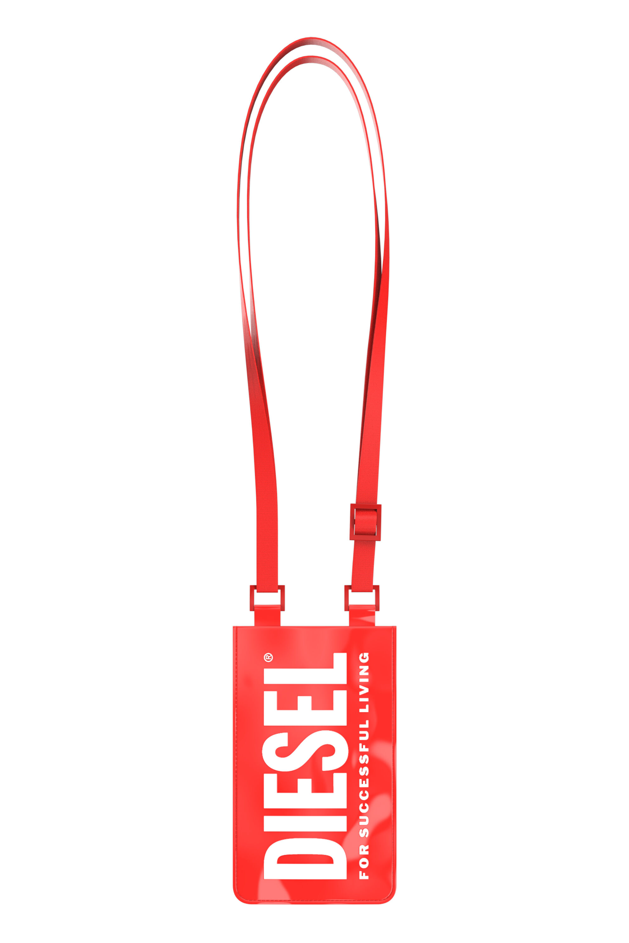 Diesel - 49682 POUCH, Unisex's ネックポーチ in レッド - 4