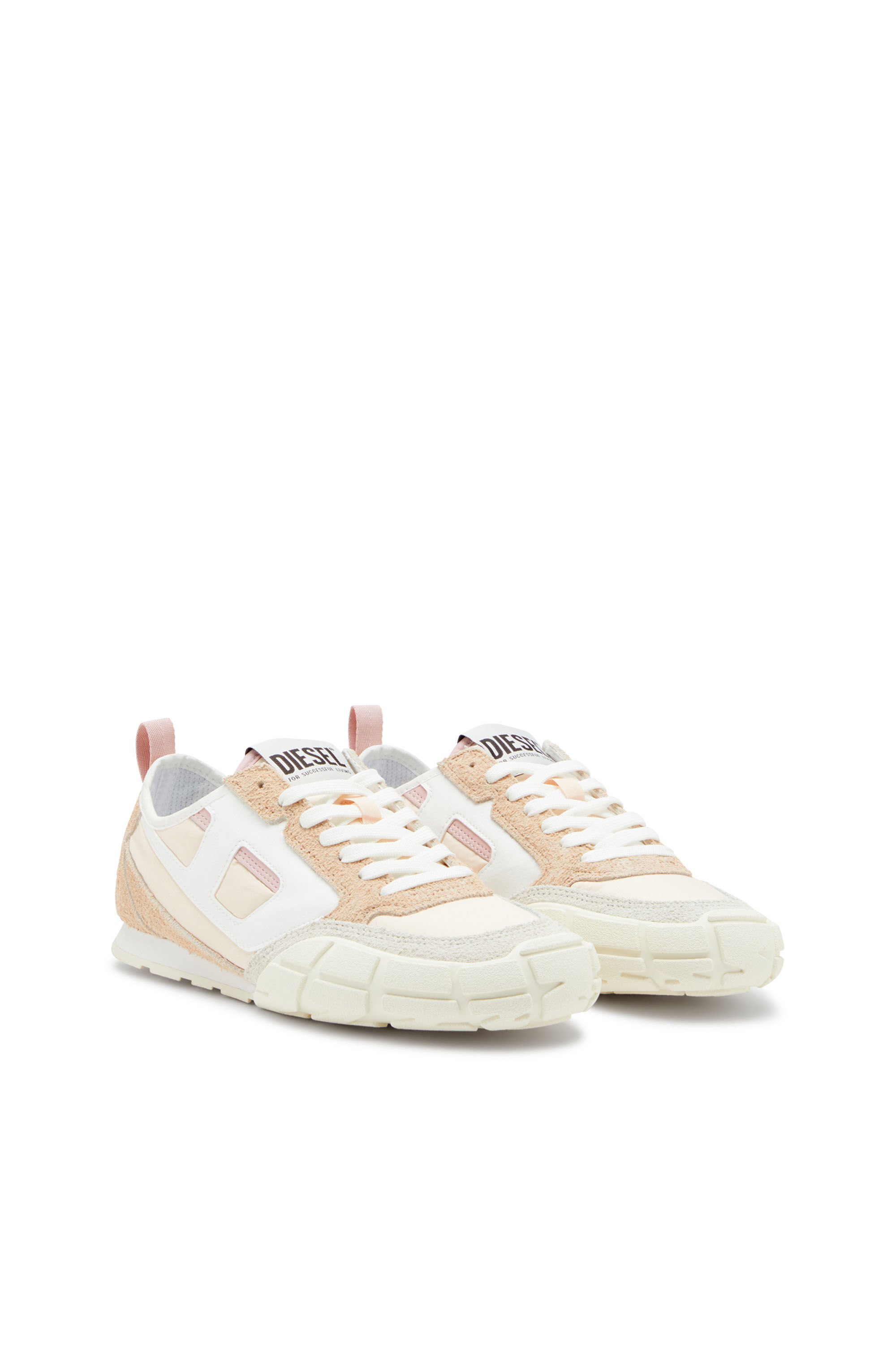 Diesel - S-PAGODHA LOW W, Female's Sneakers in leather, suede and ripstop in null - 2