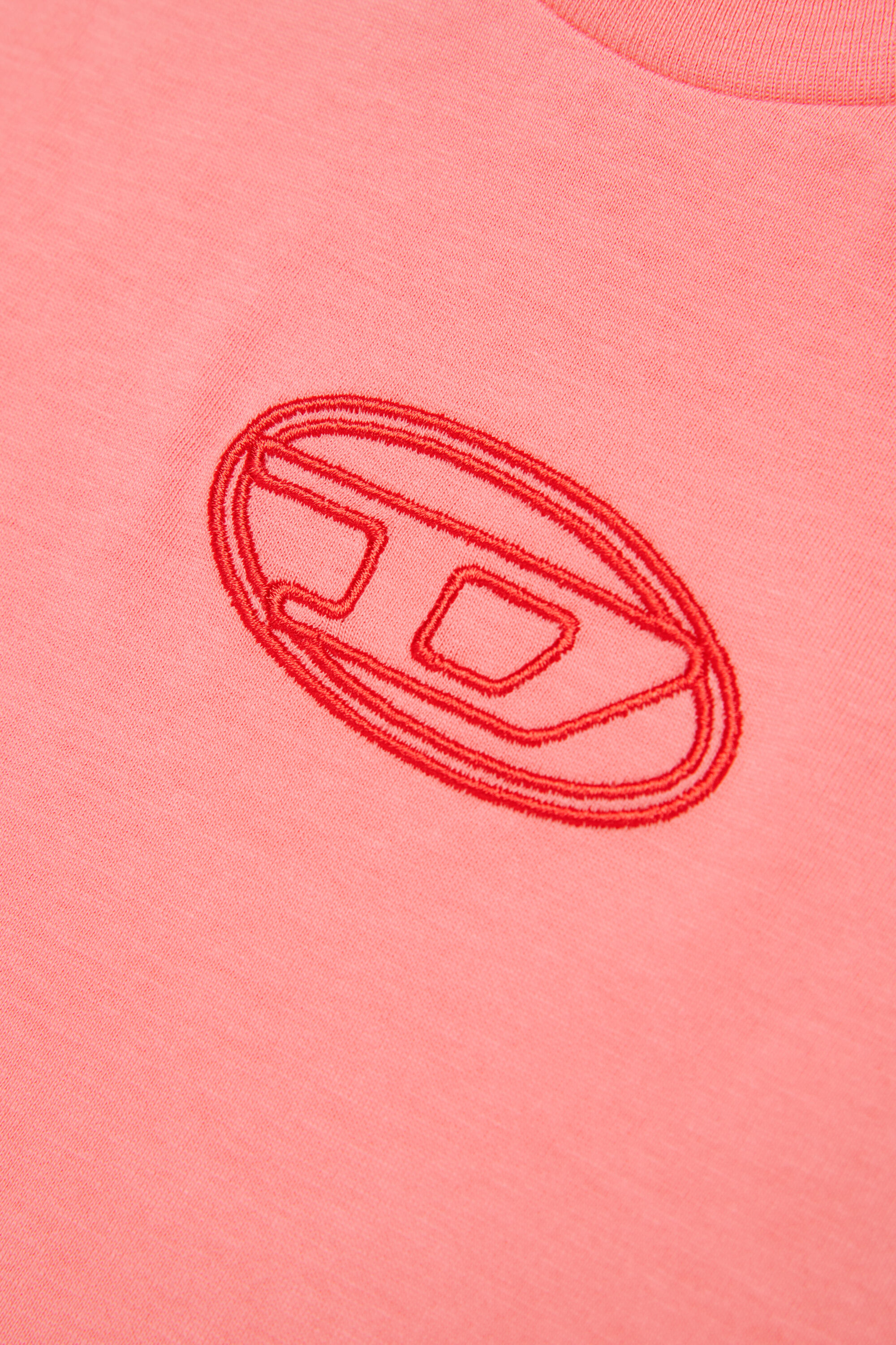 Diesel - TIXAN, Female's Tシャツ in ピンク / ホワイト - 4