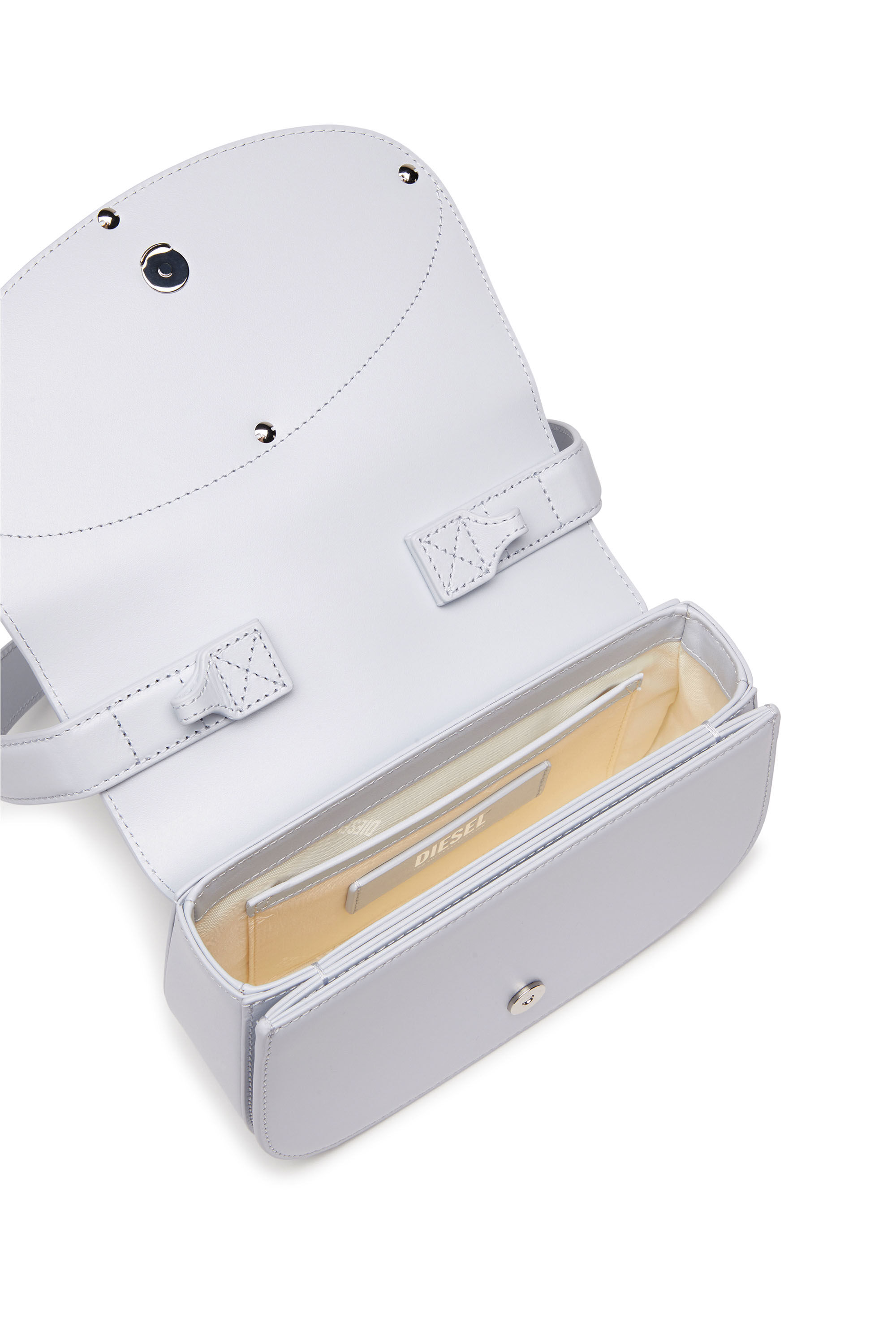 Diesel - 1DR, Female's 1DR-Iconic shoulder bag in pastel leather in ライトブルー - 5