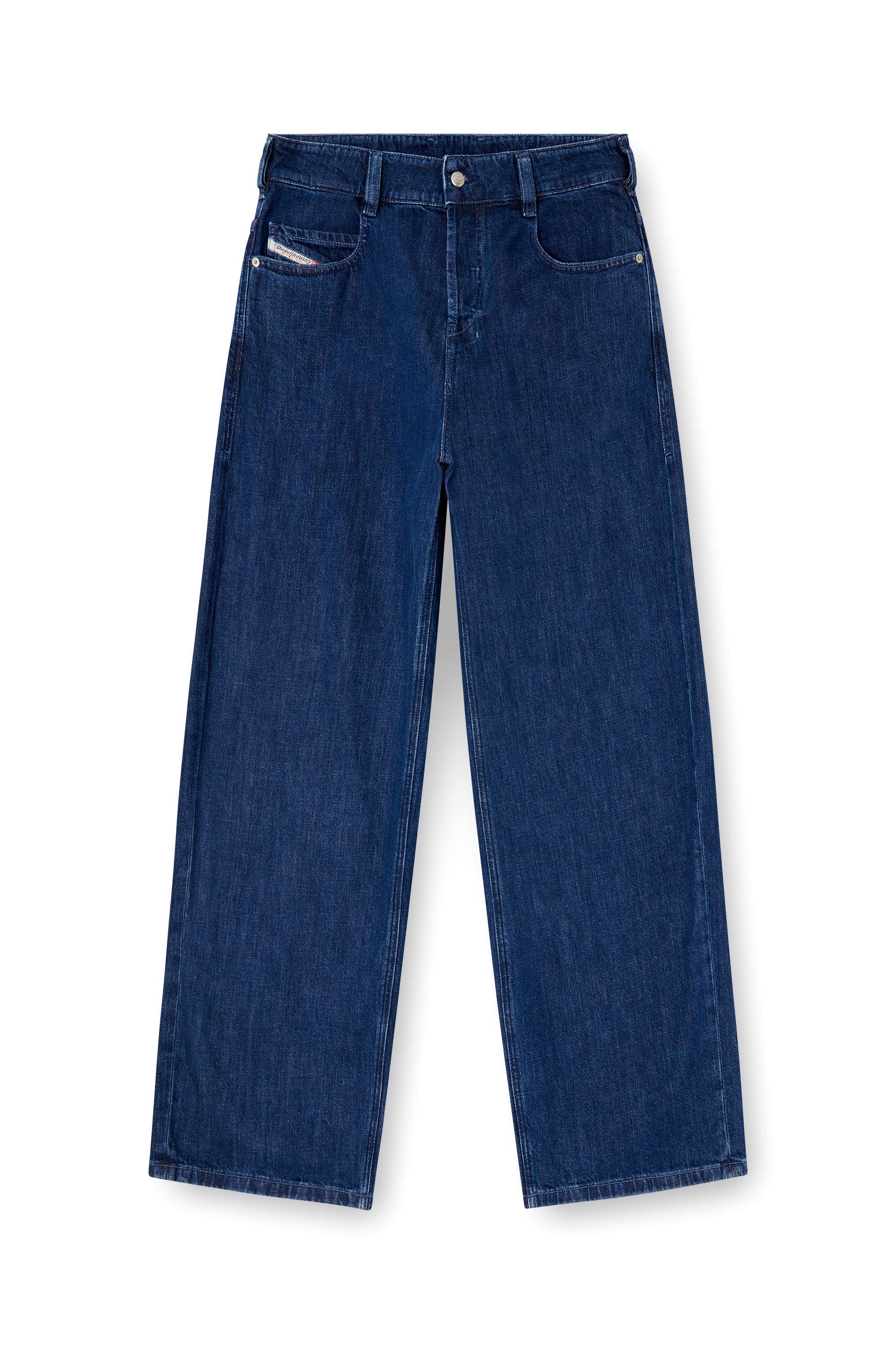 Diesel - Unisex's Relaxed Jeans 1997 D-Enim 0DBDX, ダークブルー - 2