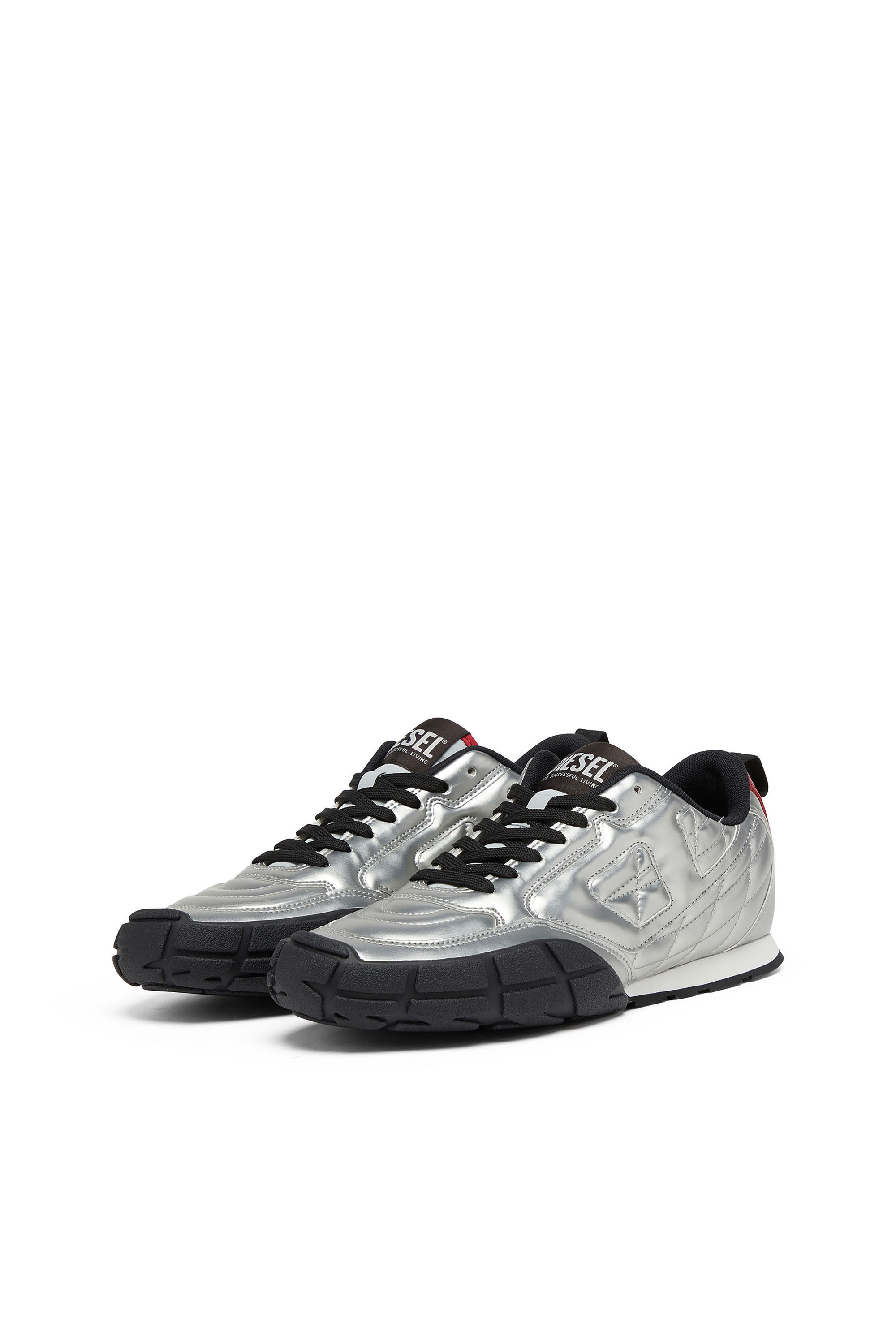 S-PAGODHA LOW ローカットスニーカー｜シルバー｜メンズ｜DIESEL