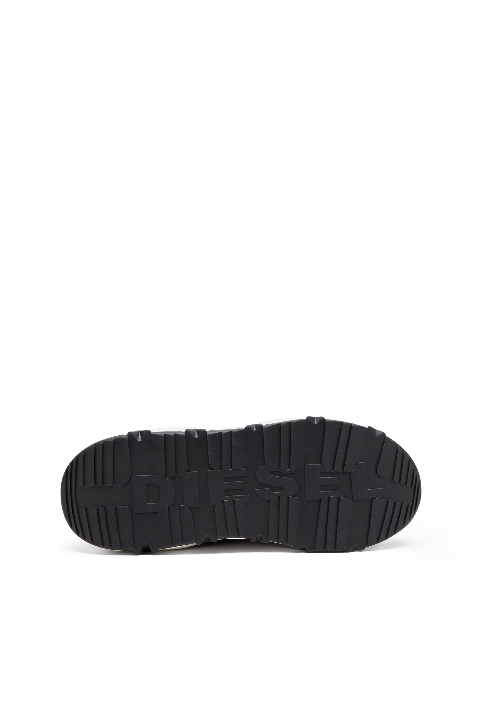 Diesel - S-SAVANNAH W, Female's S-Savannah-Platform sneakers in suede and mesh in ブラック - 4