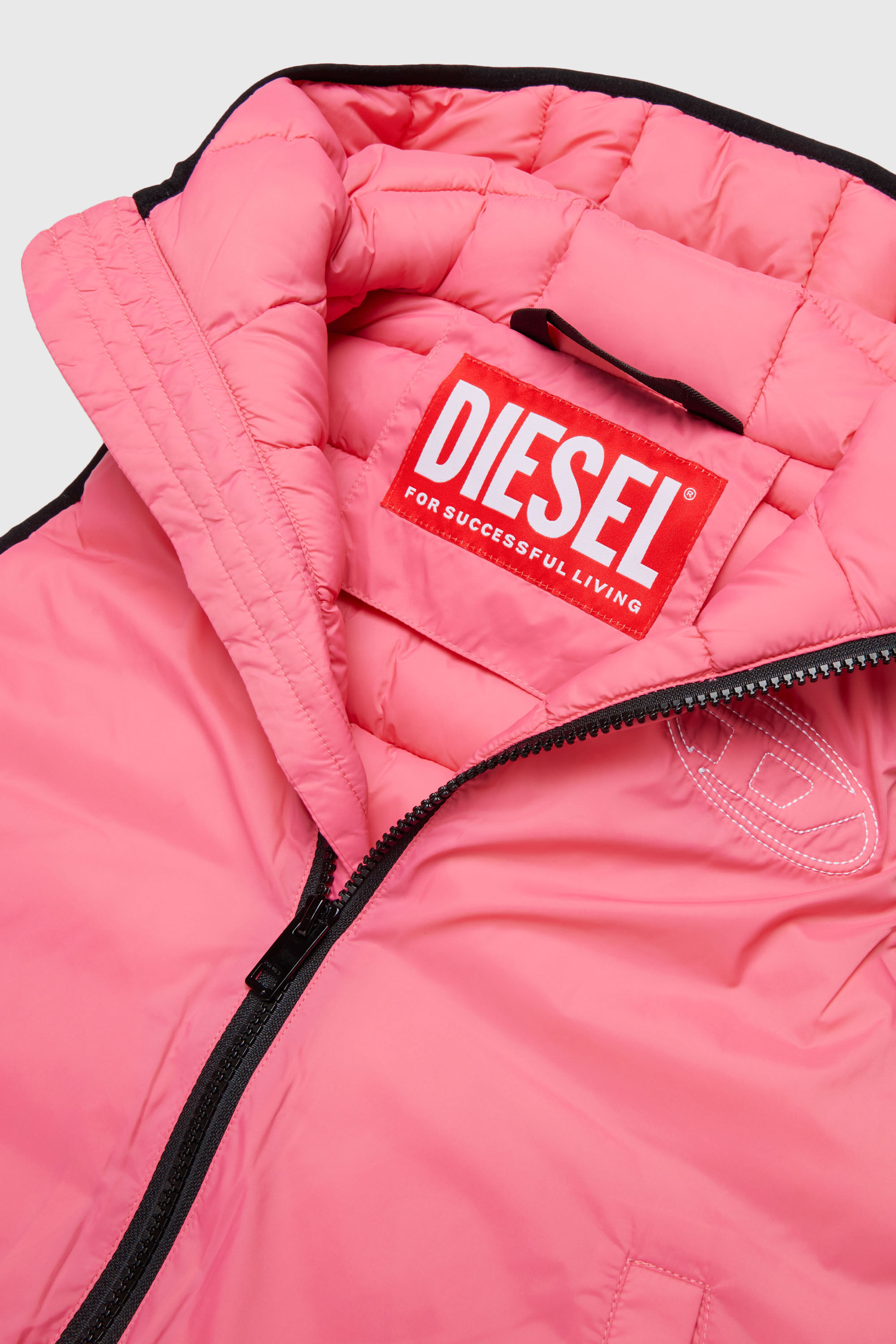 Diesel - JOSIP, Unisex's ベスト in ピンク / ホワイト - 3