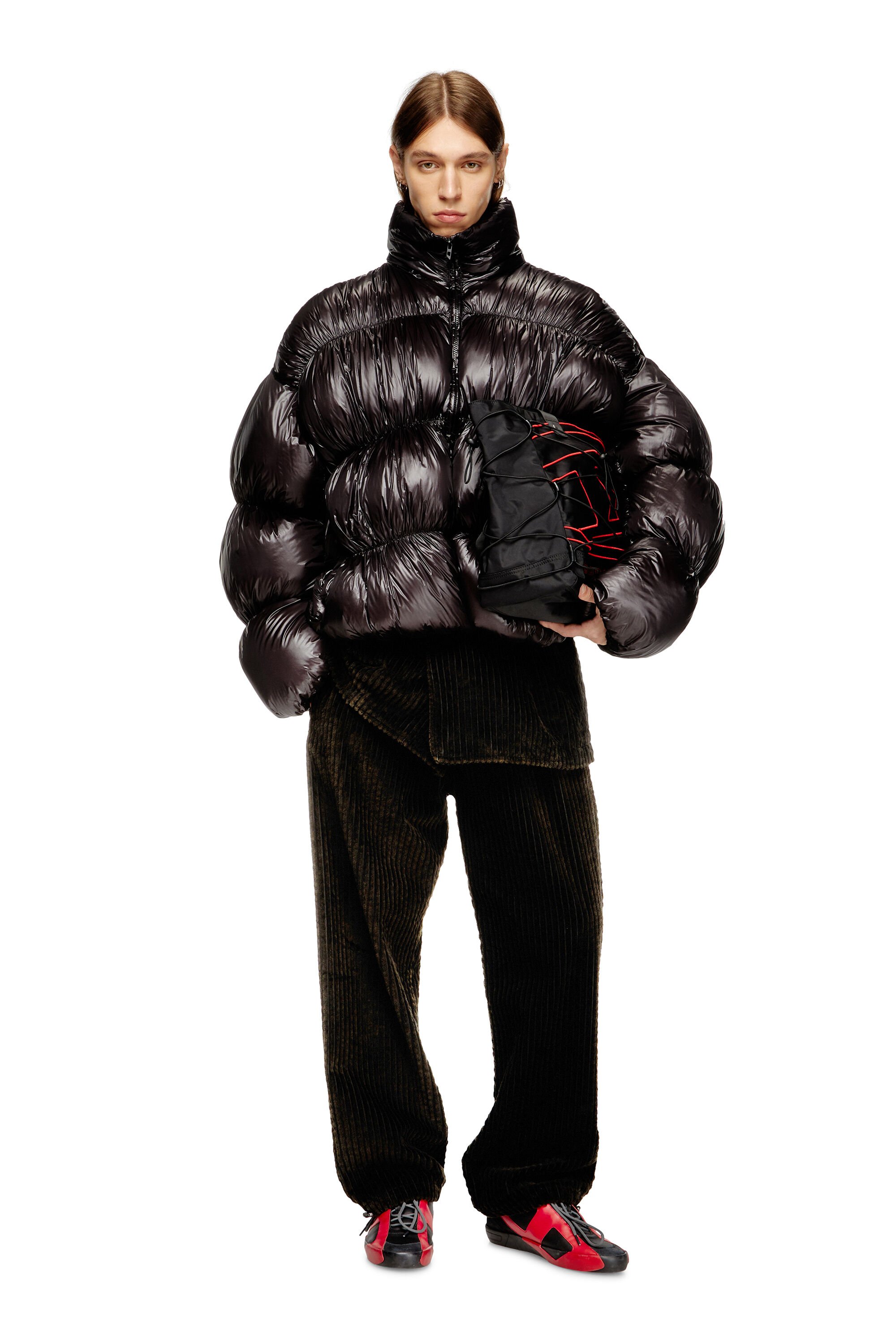 W-CHOCO ダウンジャケット｜ブラック｜メンズ｜DIESEL