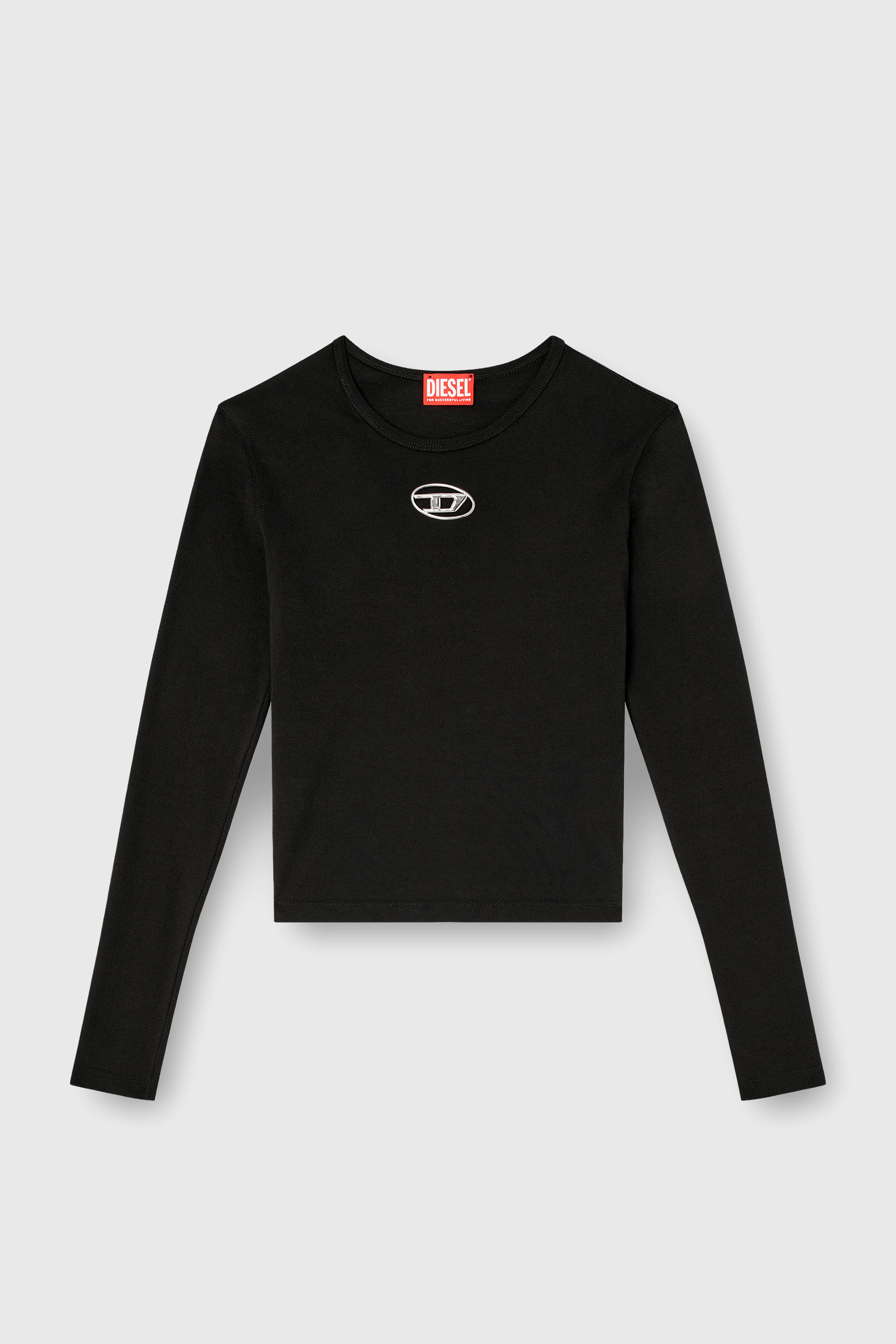 Diesel - T-UNCUTIE-LONG-LS-OD, Female's 長袖Tシャツ in ブラック - 2
