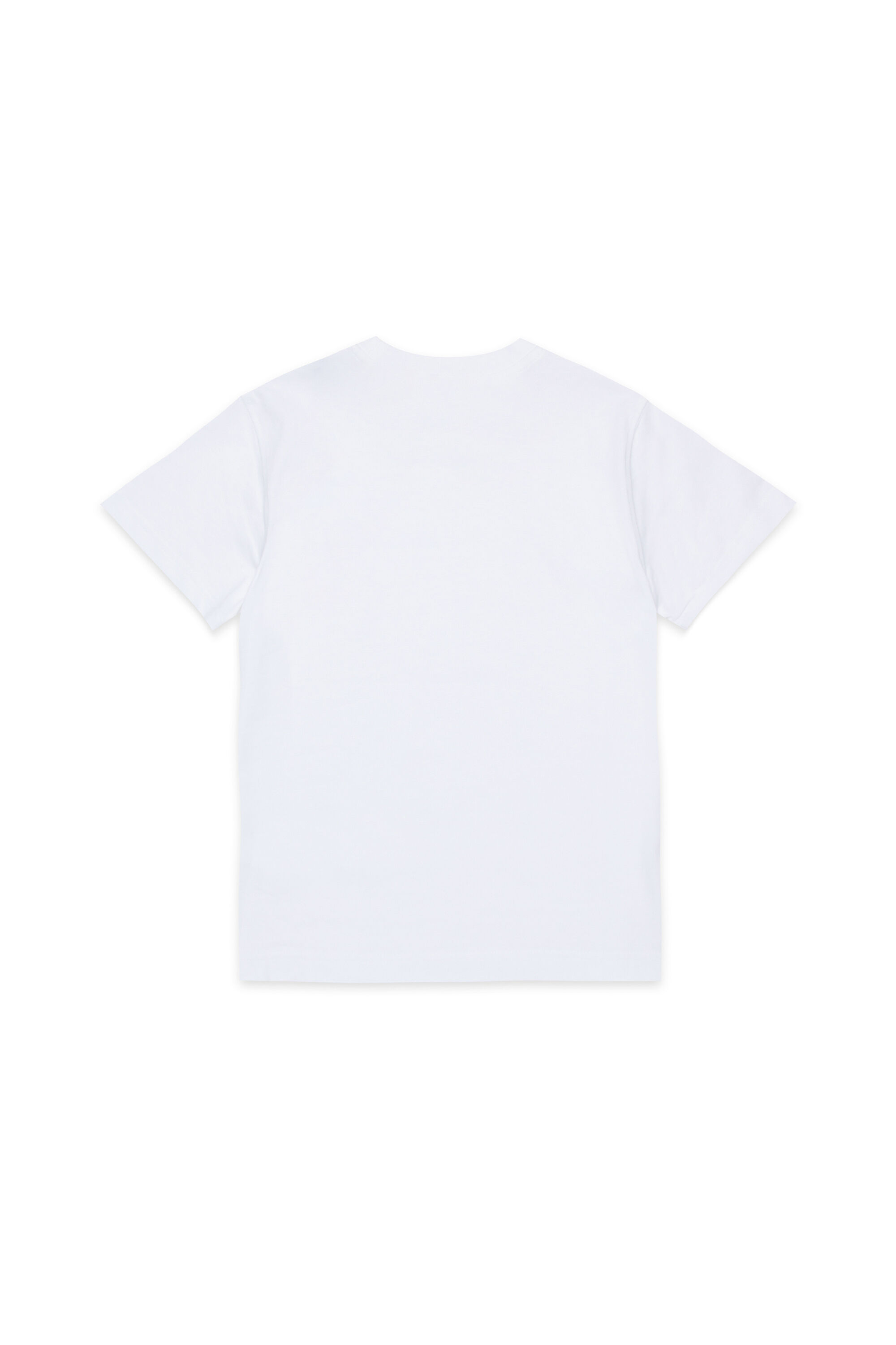VIP【関税送料無料】希少 DIESEL GREY COTTON T-SHIRT TDIEGORL13 Cotton t-shirt with embroidered logo｜ホワイト
