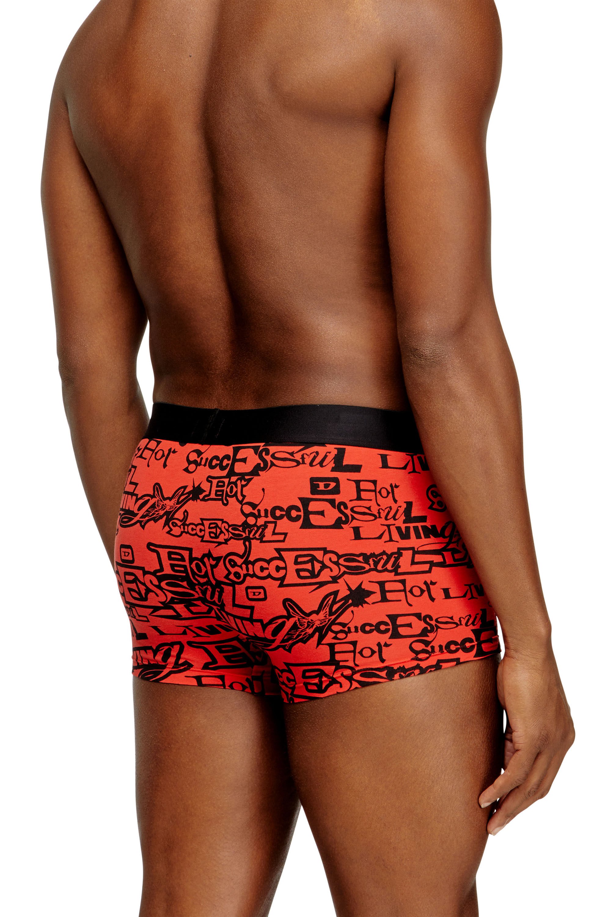 Diesel - DAMIEN-D-POP-40, Male's ボクサーパンツ in レッド - 4