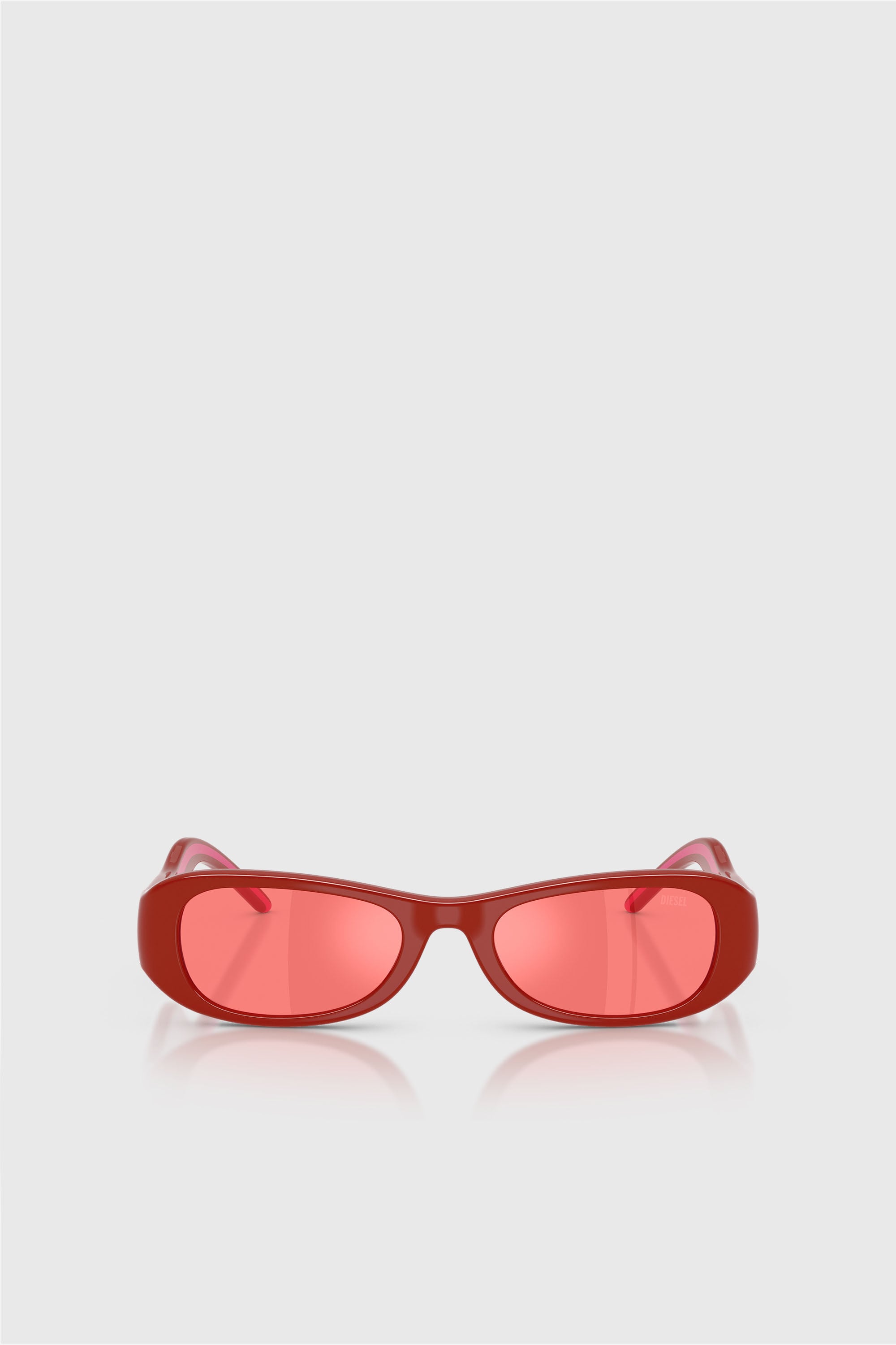 Diesel - 0DL3020U, Unisex's Pillow Sunglasses in レッド - 1