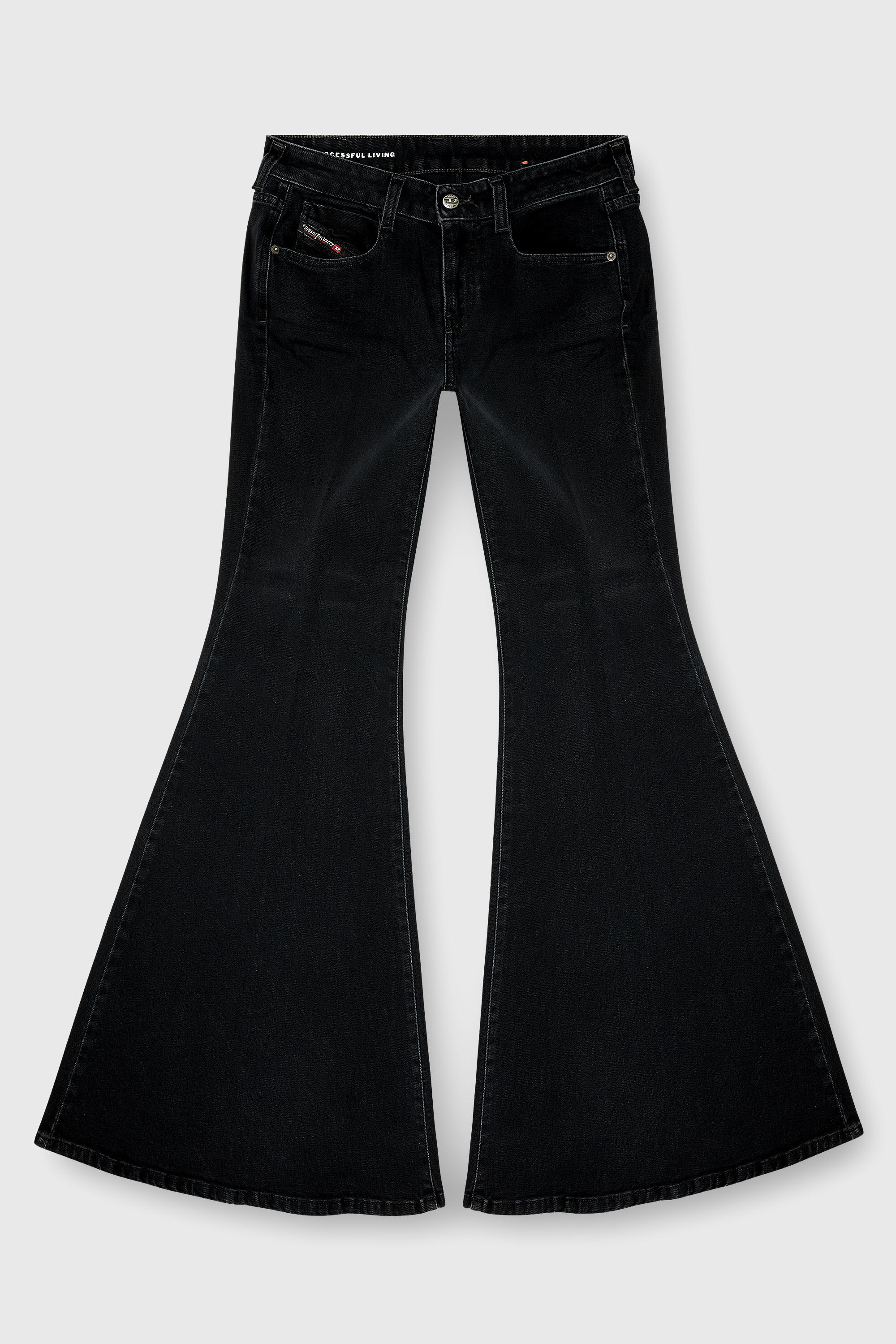 Diesel - Female's Flare Jeans 1970 D-Bleess 09M69, ブラック/ダークグレー - 4