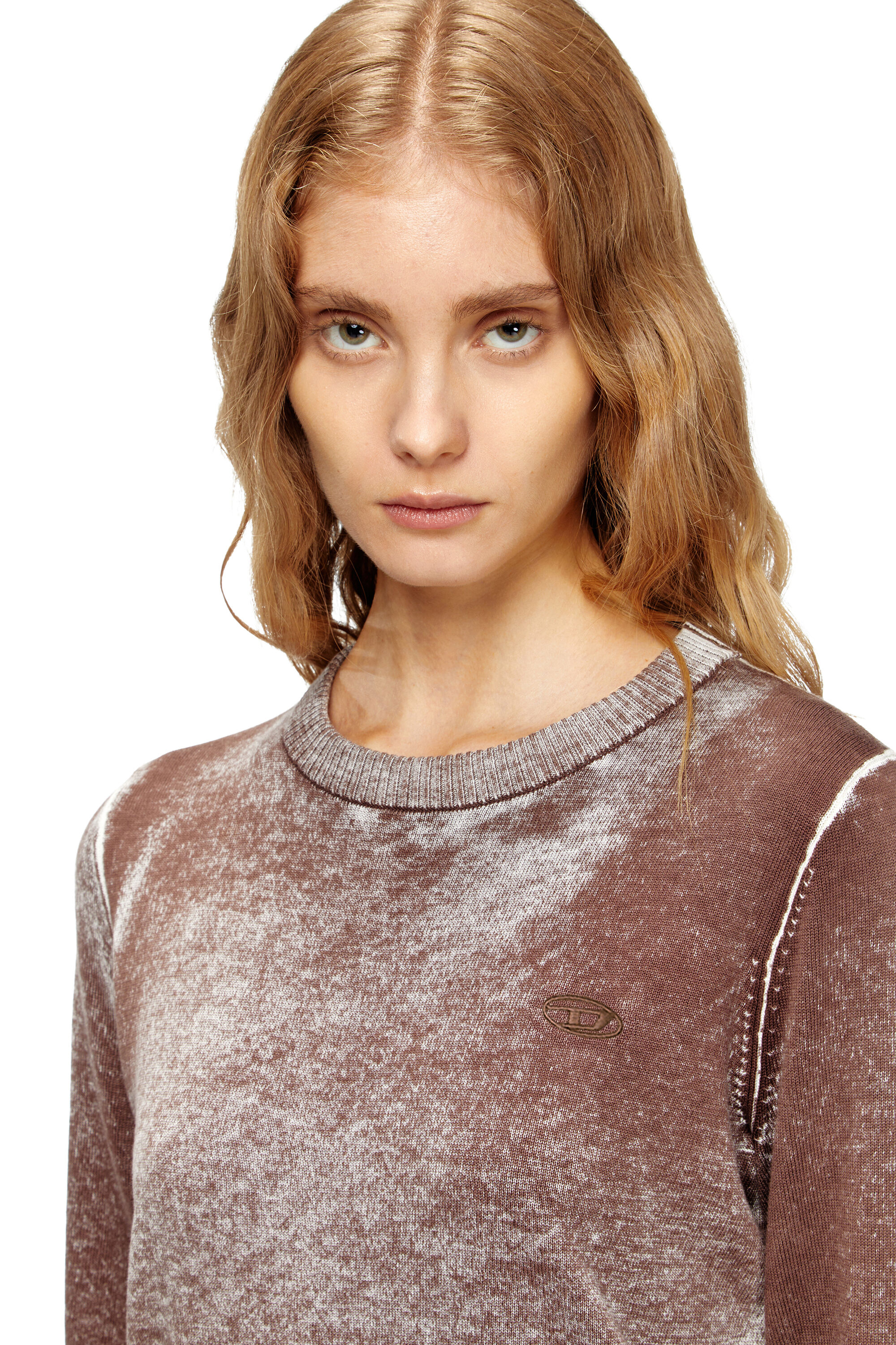 Diesel - M-LOVRE, Female's プルオーバーニット in ブラウン - 4