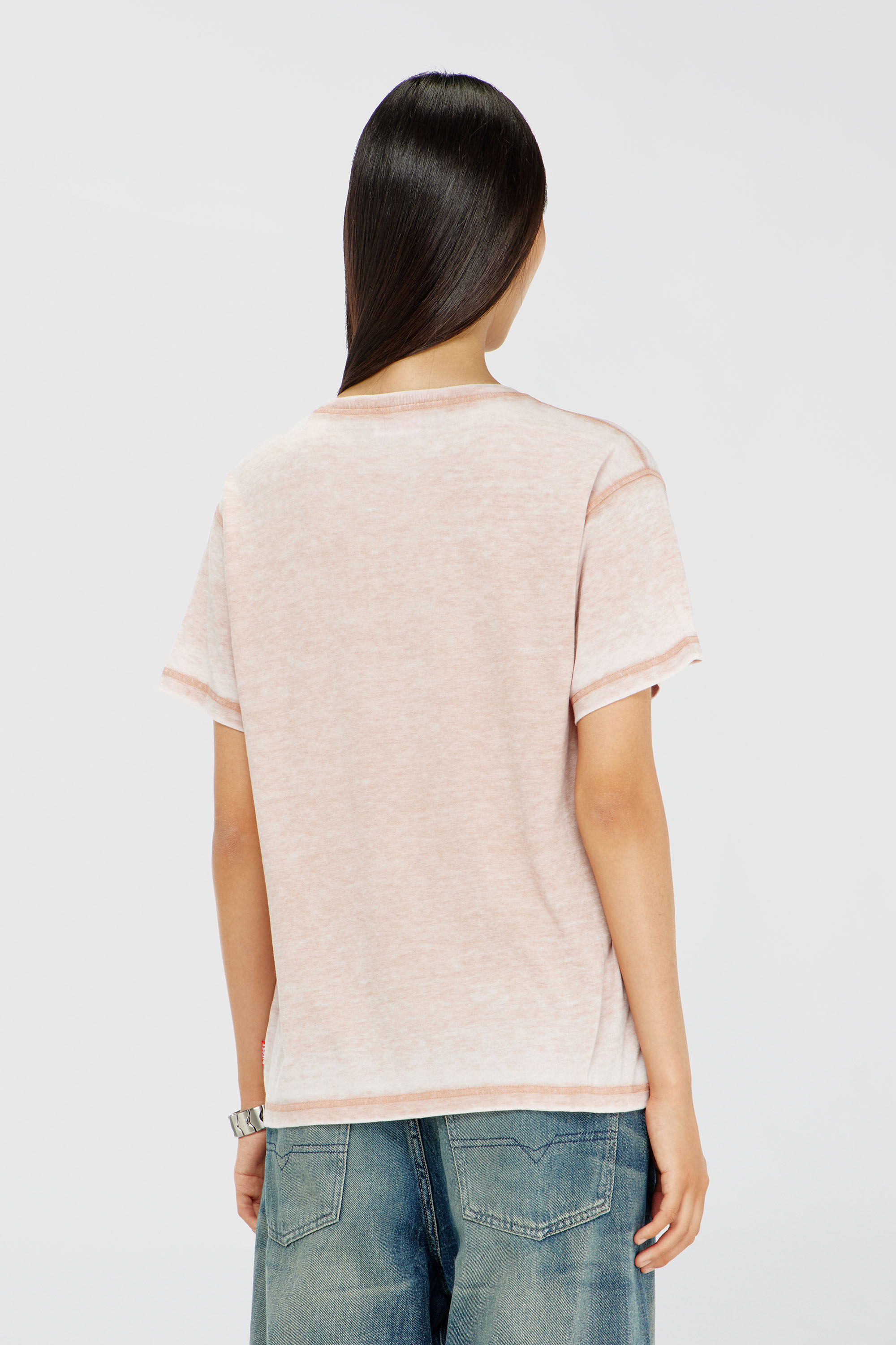 Diesel - T-NORMY-AA5, Female's Tシャツ in フェースパウダー - 4