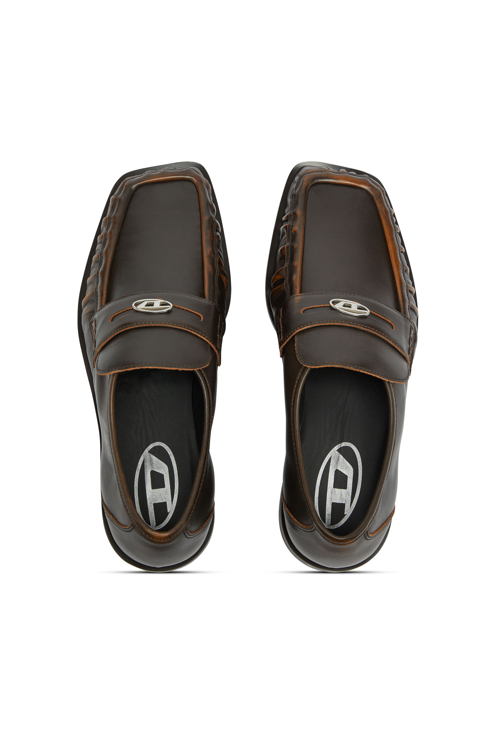 Diesel - D-AMBER LOAFER, Male's ローファー in ブラウン - 5