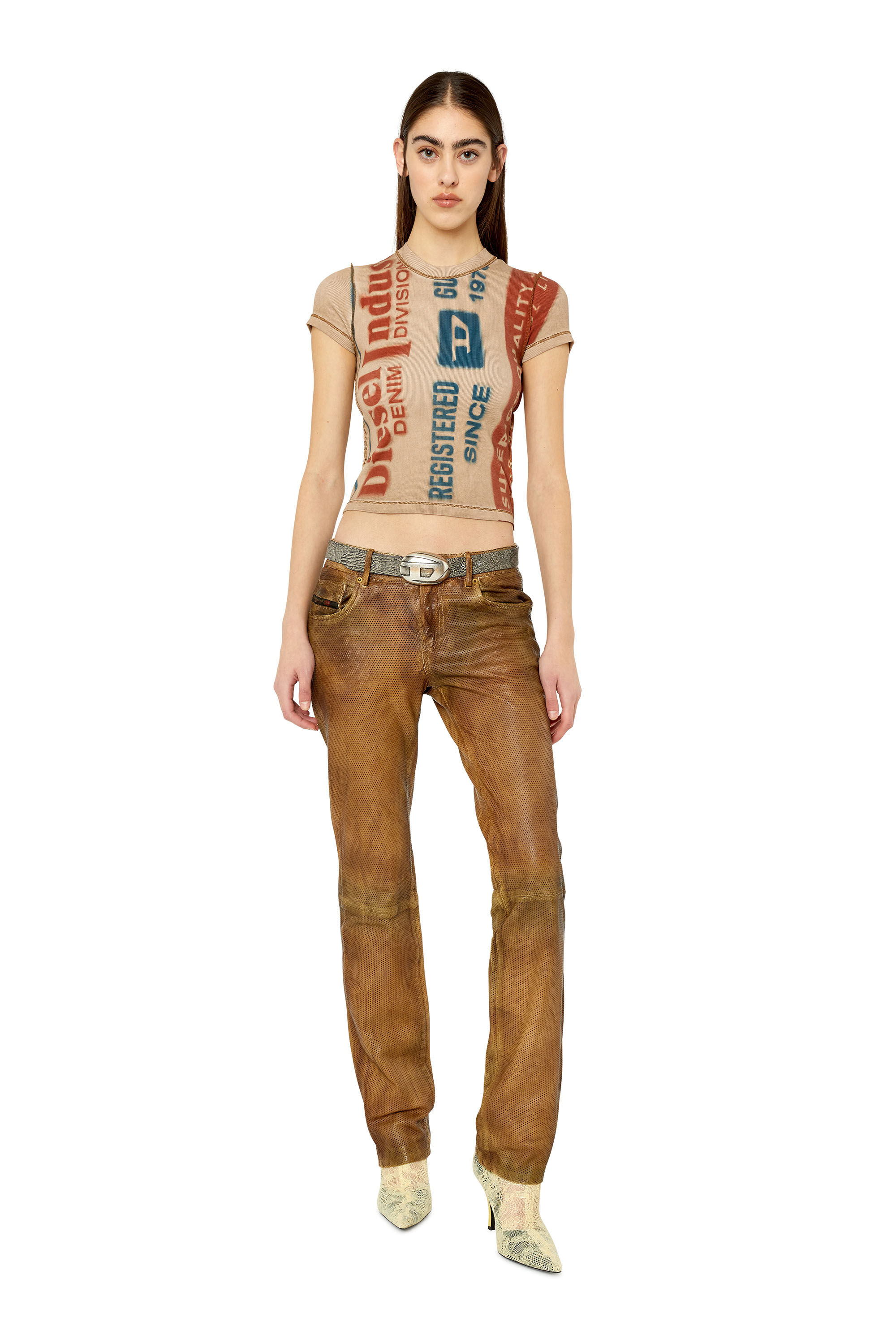 T-SKINZY-G2（WOMEN）: プリントTシャツ ｜ディーゼル（DIESEL