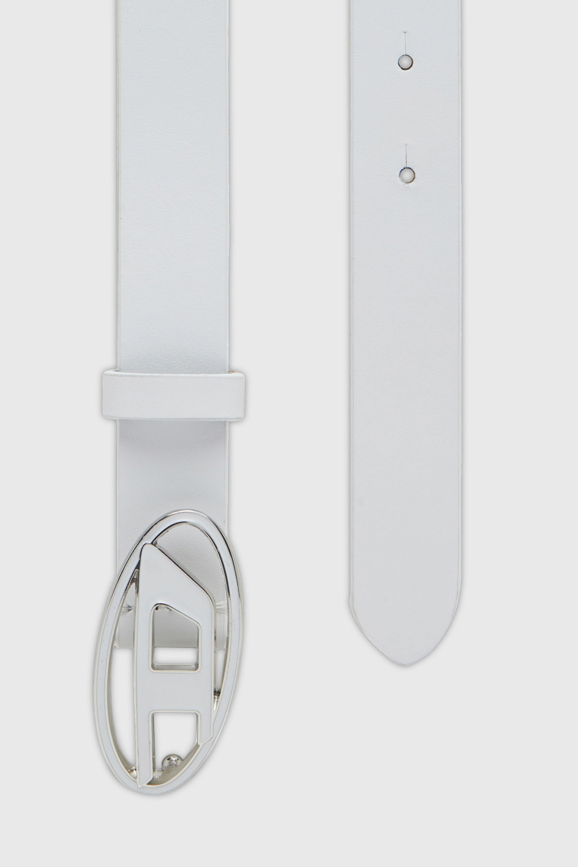 Diesel - B-1DR 25, Female's カウレザーベルト in ホワイト - 2