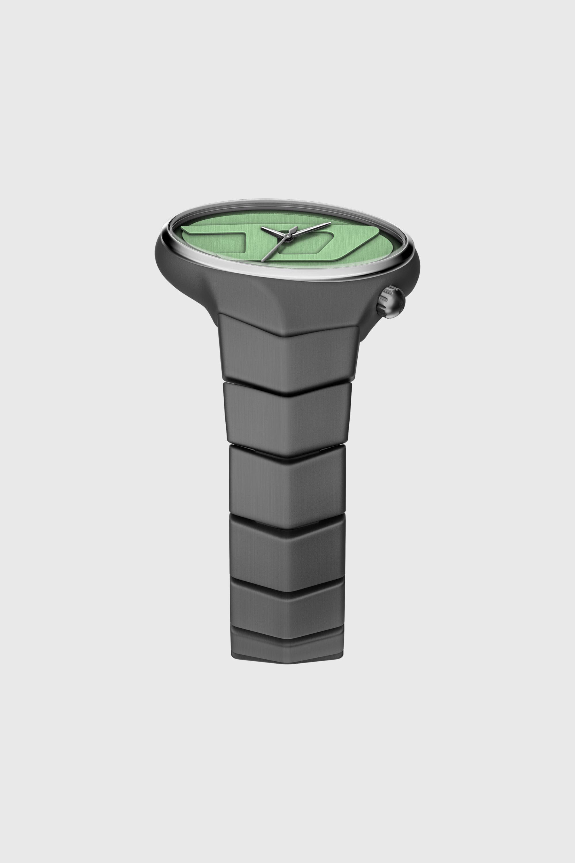 Diesel - DZ2241 WATCH, Male's D-Rush gunmetal stainless steel watch in ダークグレー - 4