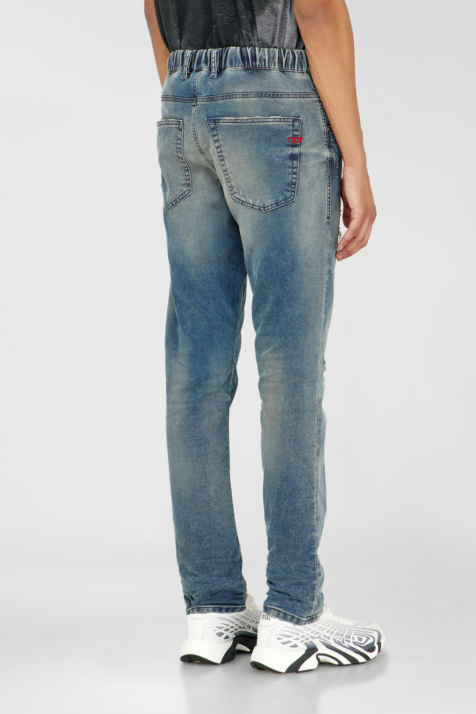 Diesel - Male's Regular 2032 D-Krooley-BW Joggjeans&reg; 068WY, ミディアムブルー - 4