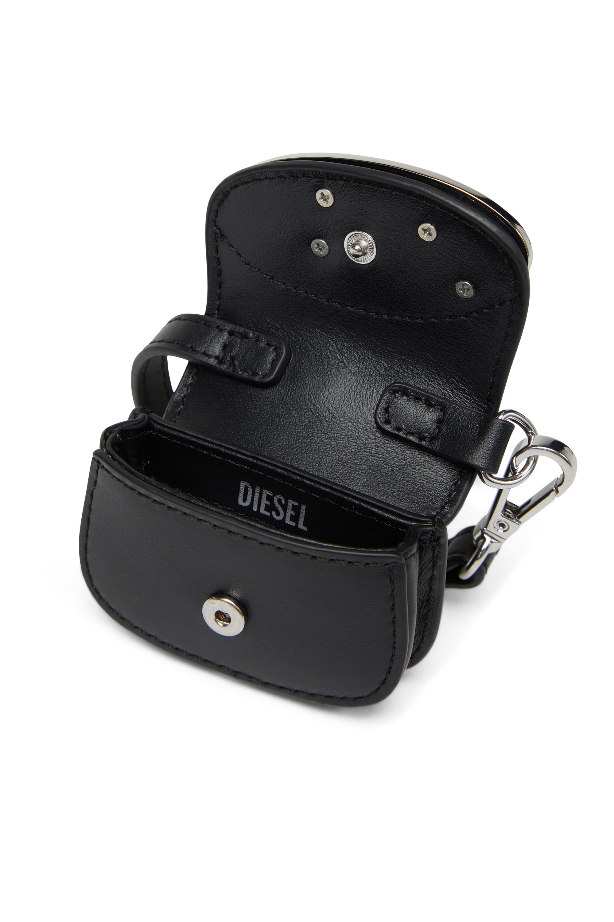 Diesel - 1DR MICRO, Female's カウレザー マイクロウォレット in ブラック - 3